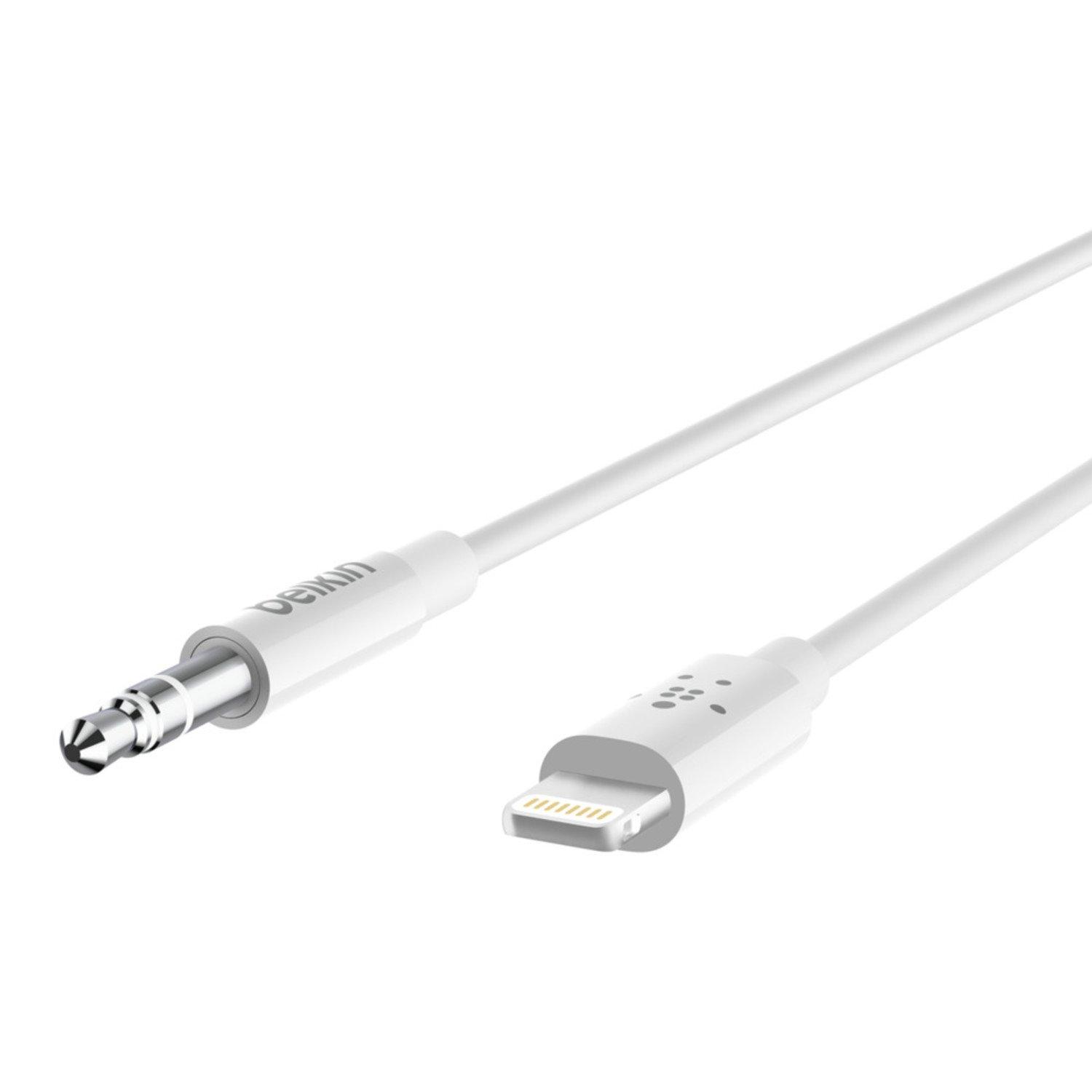 Lightning to 3.5mm Jack Male to Male Audio Cable for Apple for