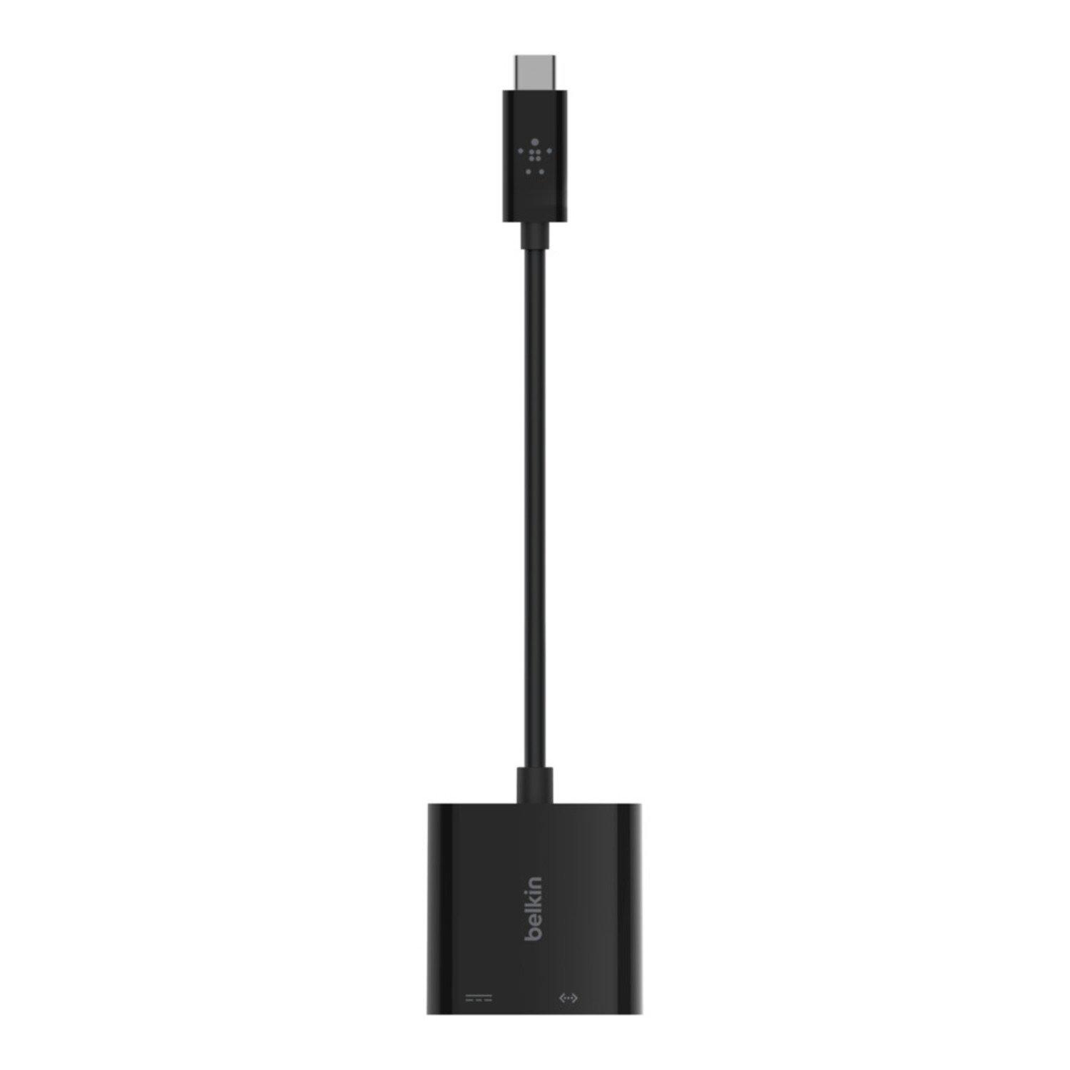 list item 2 of 3 Belkin USB-C to Ethernet and USB-C and Charge Adapter