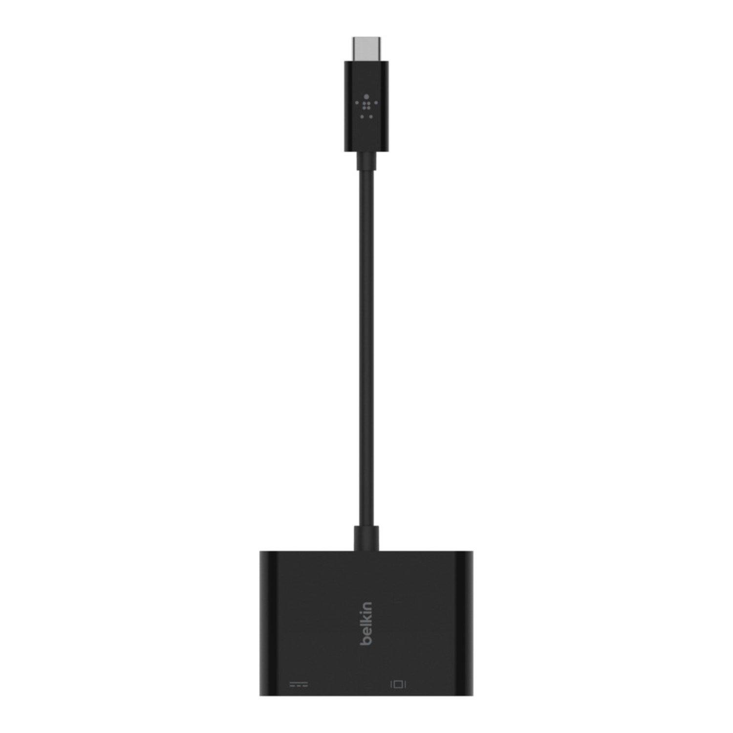 list item 2 of 4 Belkin USB-C to VGA and Charge Adapter