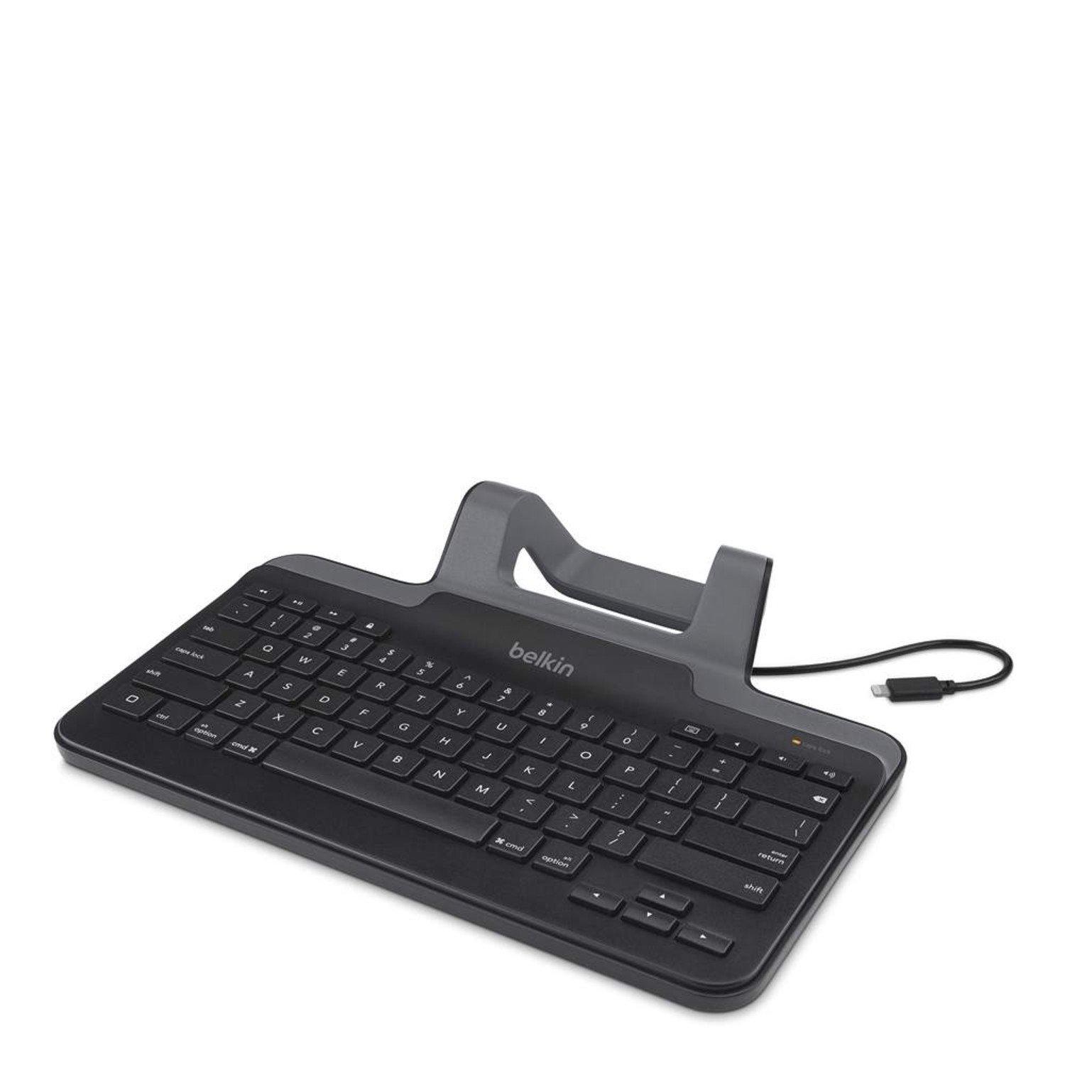 Belkin Wired Tablet Keyboard with Stand for iPad