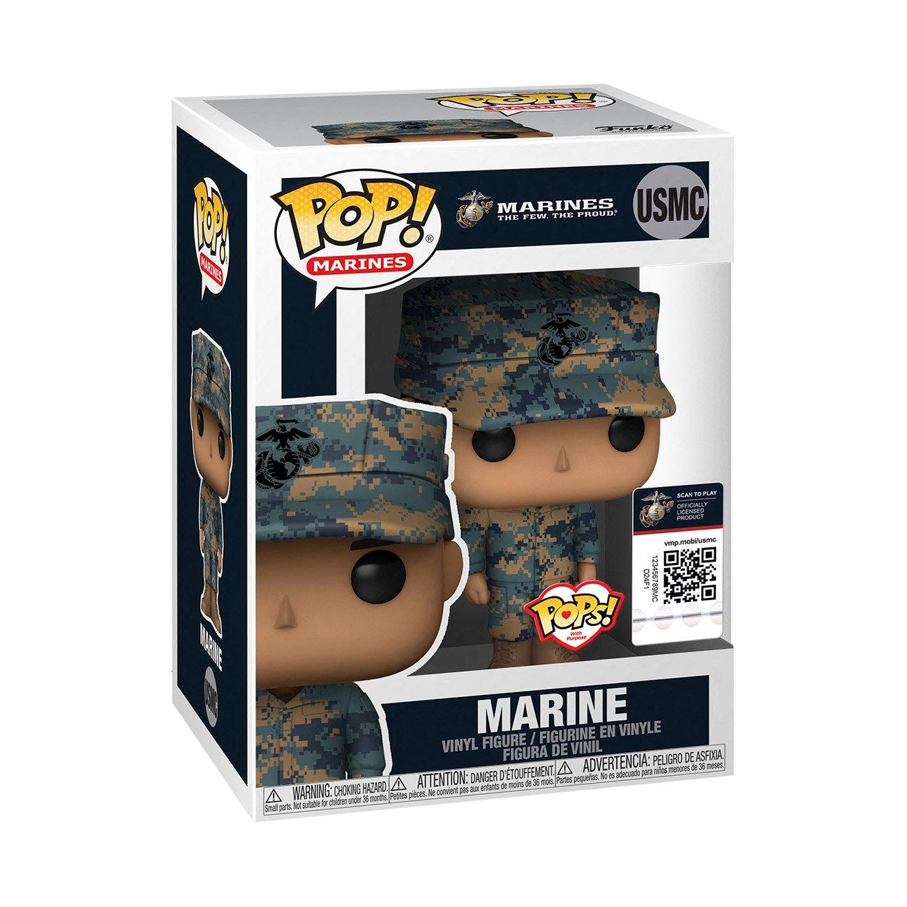 list item 2 of 2 Funko POP! Military: Marine Hispanic Male
