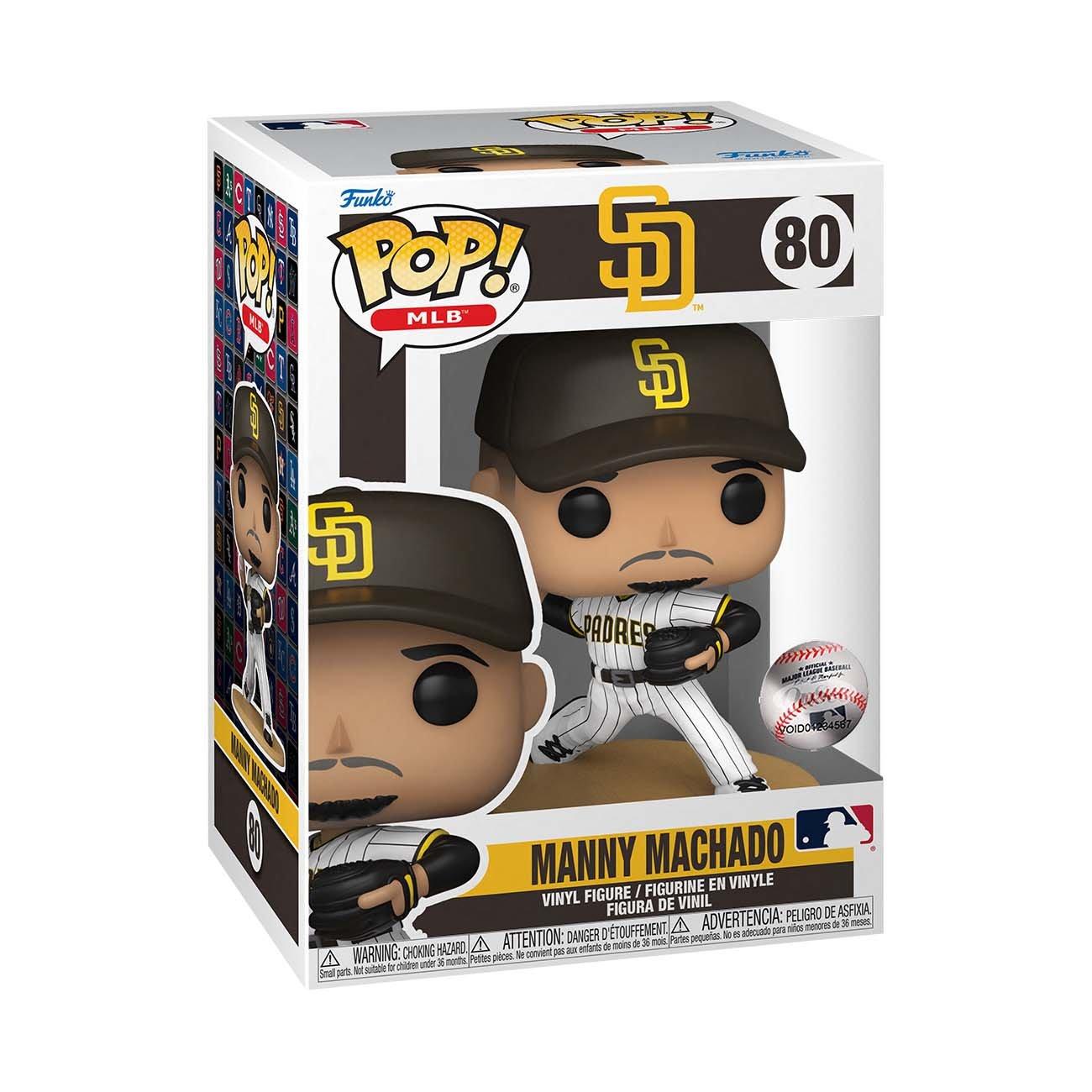 list item 2 of 2 Funko POP! MLB: San Diego Padres Manny Machado (Home Jersey) Vinyl Figure
