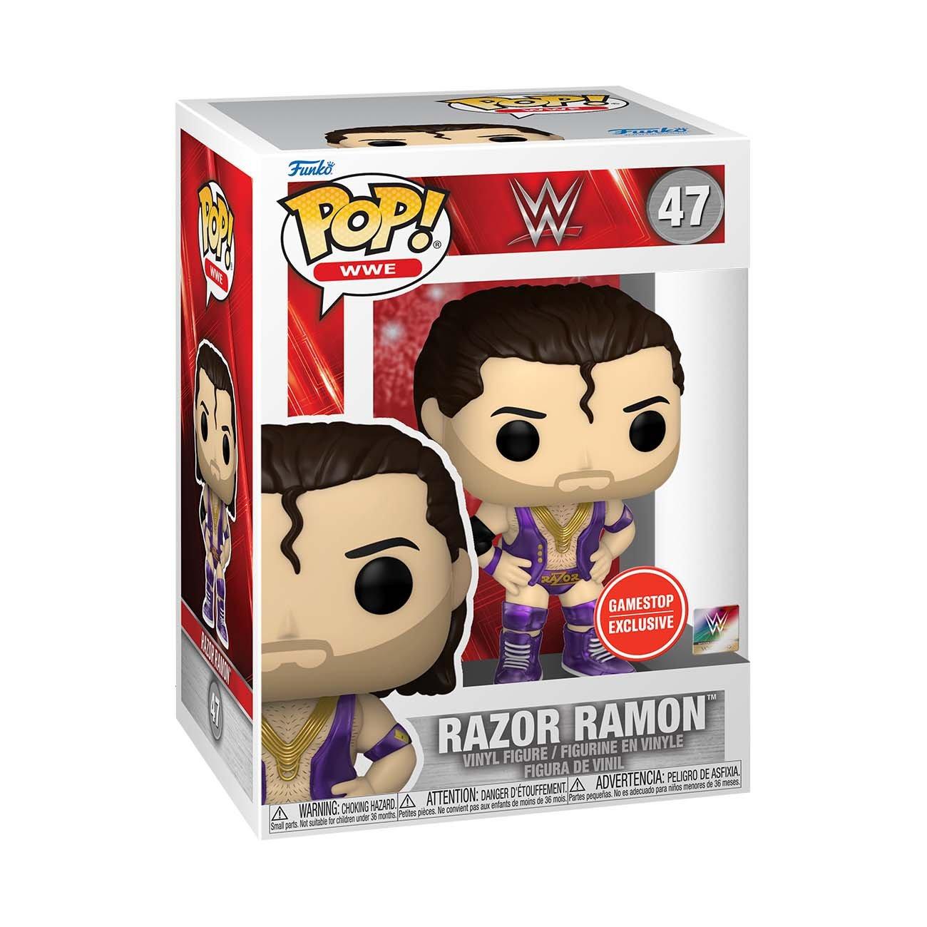 list item 2 of 2 Funko POP! WWE: Razor Ramon (Purple Metallic) Vinyl Figure GameStop Exclusive