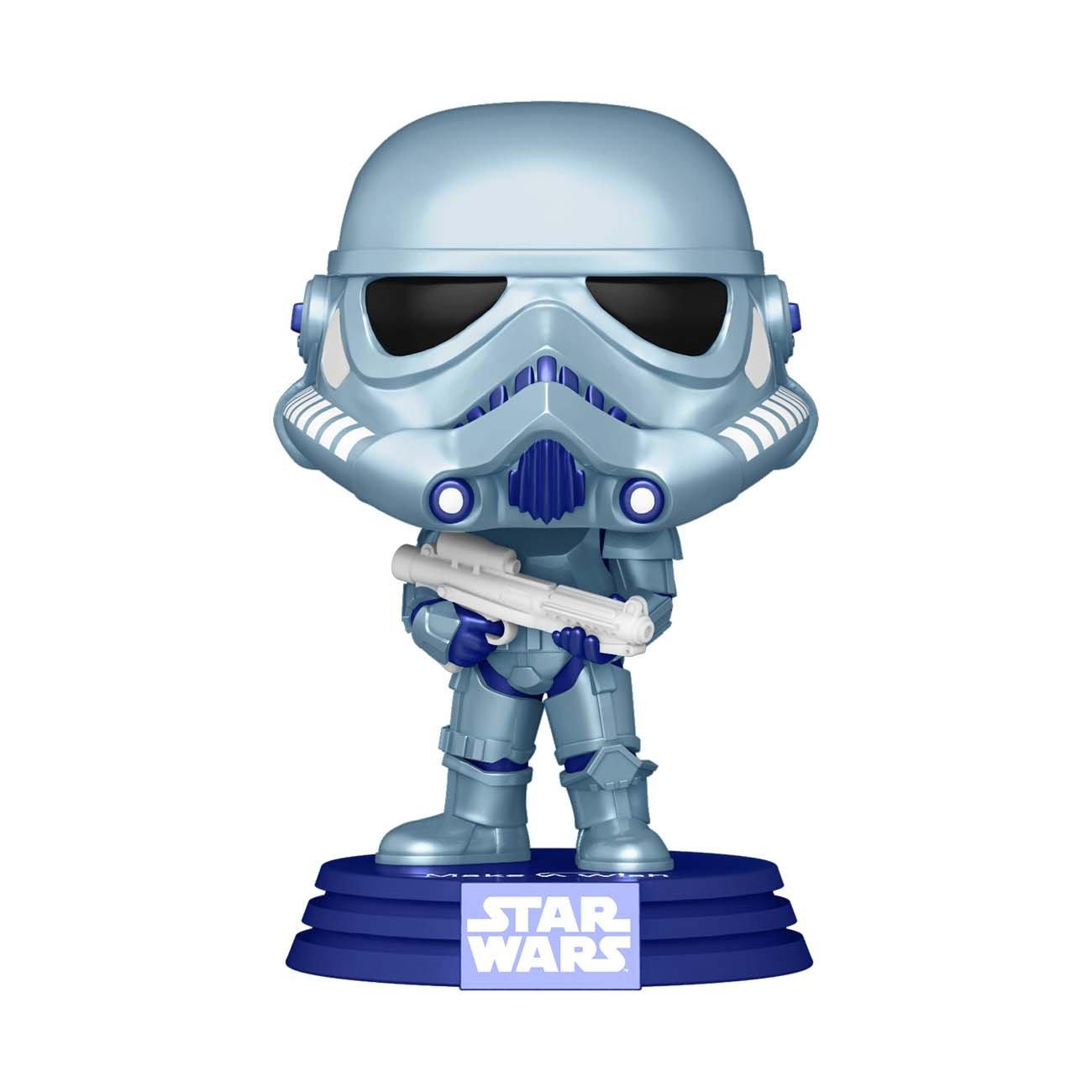 Funko POP! Star Wars: Make-A-Wish Stormtrooper Vinyl Bobble-Head Figure GameStop Exclusive