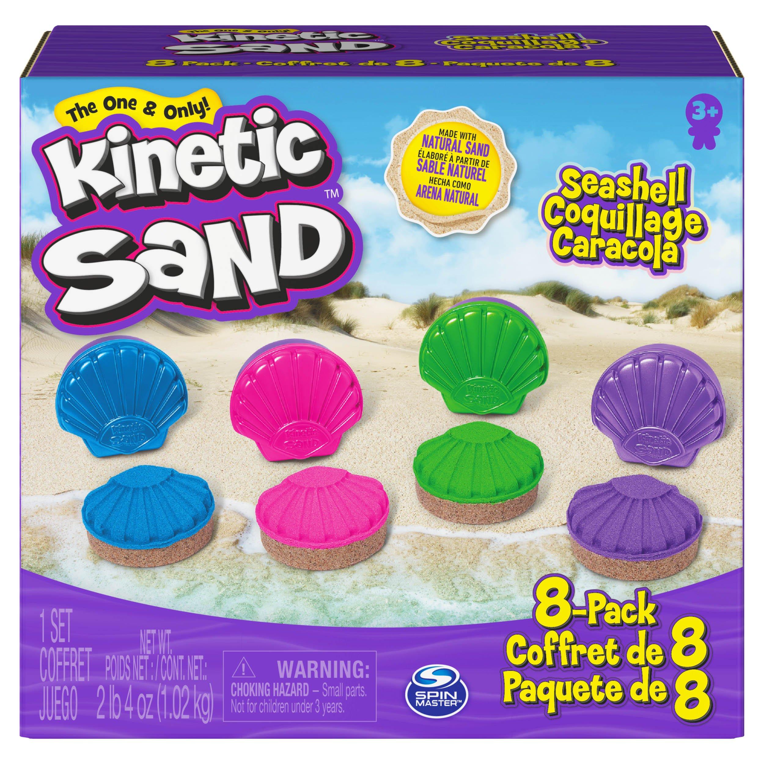 Spin Master Kinetic Sand Seashell Containers 8-Pack
