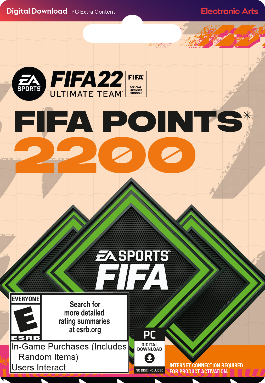list item 1 of 1 FIFA 22 Ultimate Team 2200 Points - PC