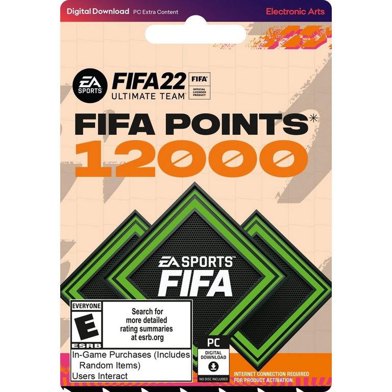 Electronic Arts FIFA 22 Ultimate Team 12000 Points - PC (GameStop)