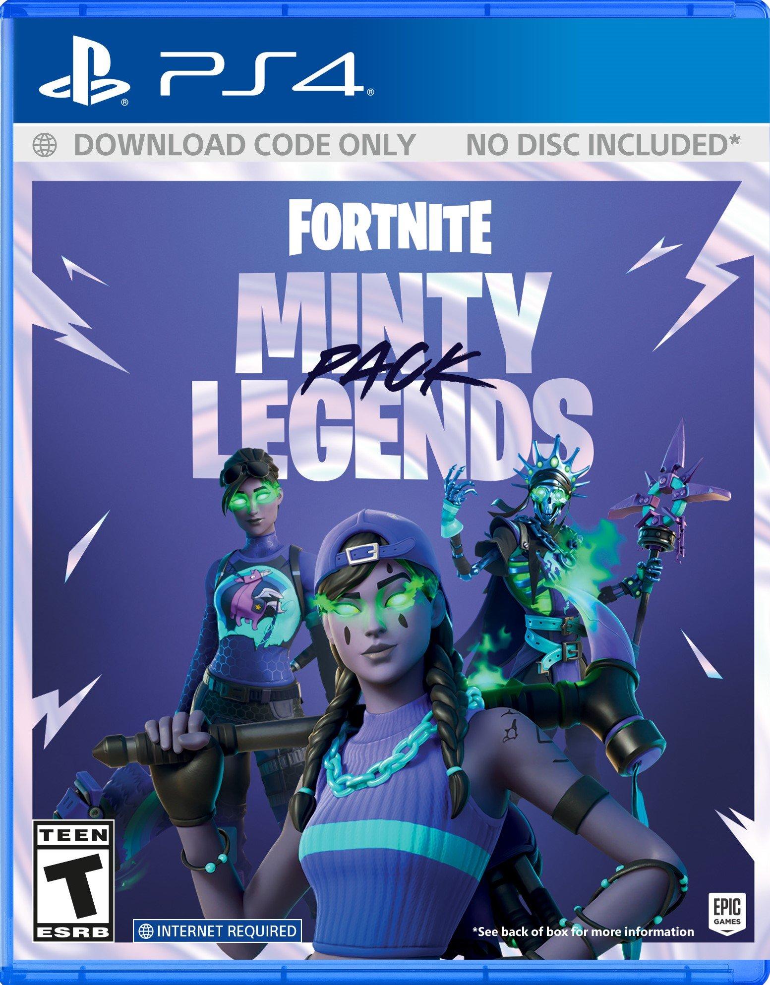  Epic Games, Fortnite Minty Legends Pack - (Nintendo Switch) (NO  PHYSICAL GAME or CARTRIDGE INCLUDED IN BOX)(ONLY INCLUDES DOWNLOAD CODE IN  BOX) : Video Games