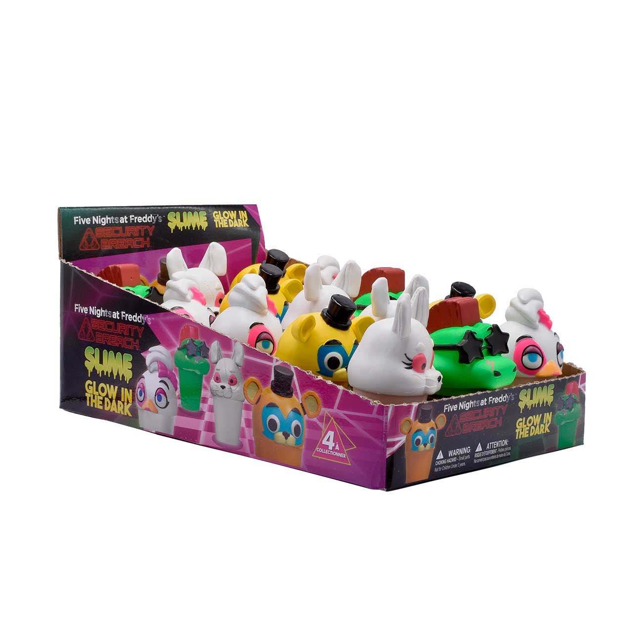 Five Nights at Freddy's Mystery Blind Bag, 3 Pack - Receive 3 of 8 Assorted  Squishy Toys - Collectible Glow in The Dark Squishies Figures - Officially