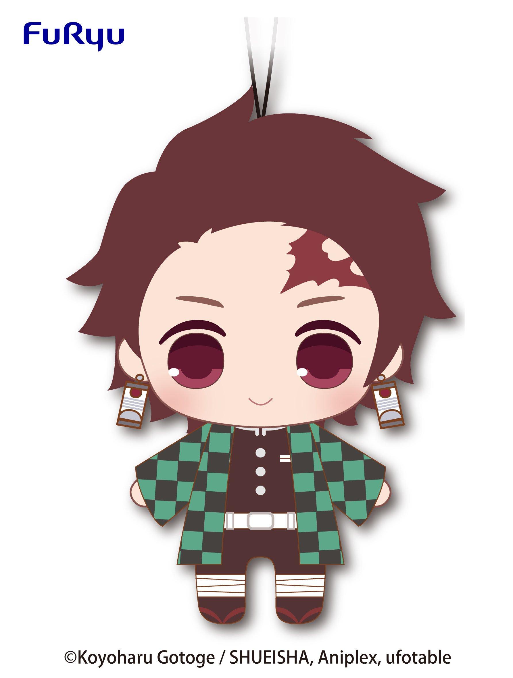 FuRyu Demon Slayer: Kimetsu no Yaiba Kimetsu Tanjiro Demon Slayer Training Hanging Plush