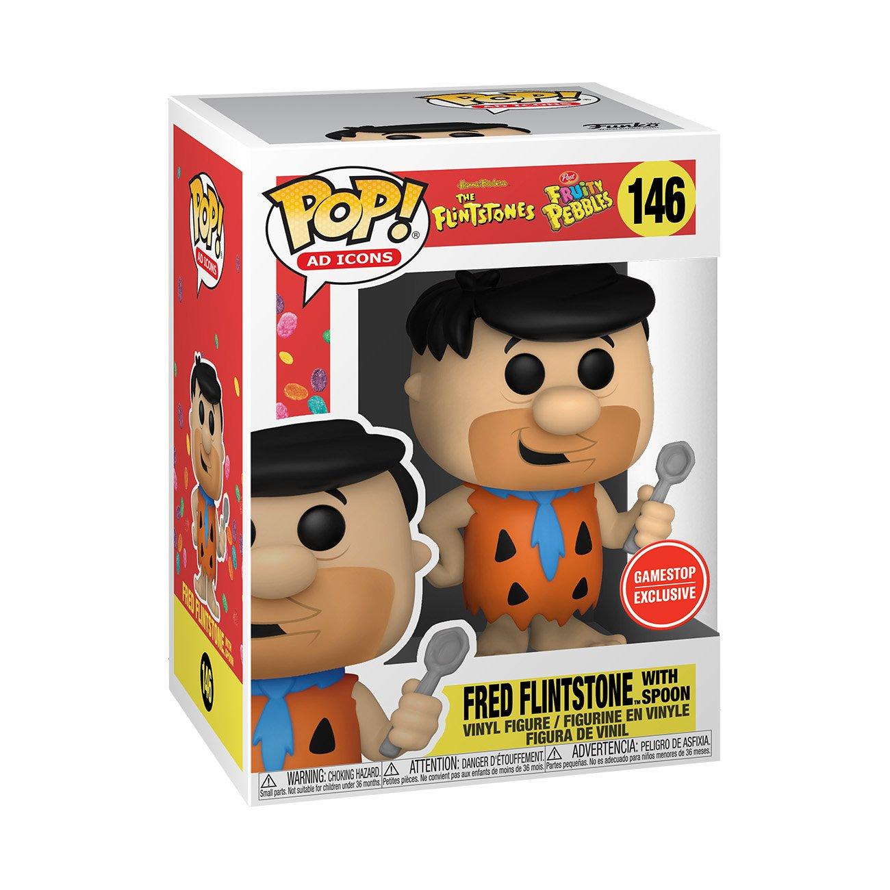 list item 4 of 5 Funko POP! and Tee: Fruity Pebbles Fred with Spoon GameStop Exclusive