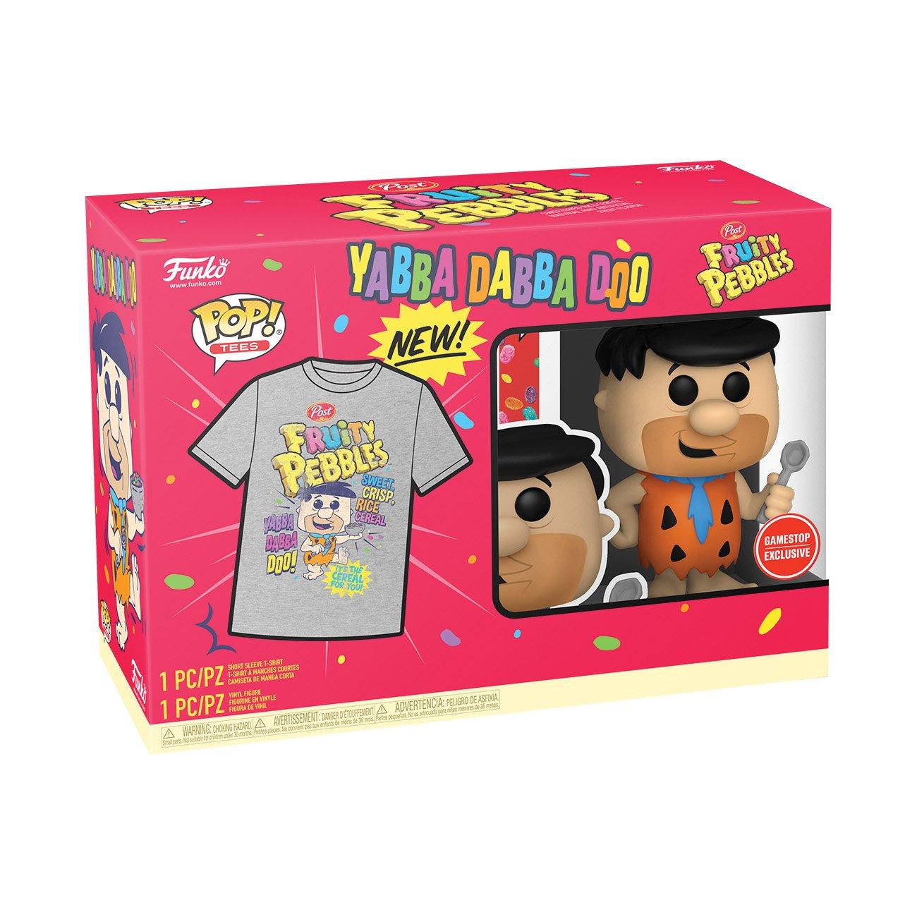 list item 5 of 5 Funko POP! and Tee: Fruity Pebbles Fred with Spoon GameStop Exclusive
