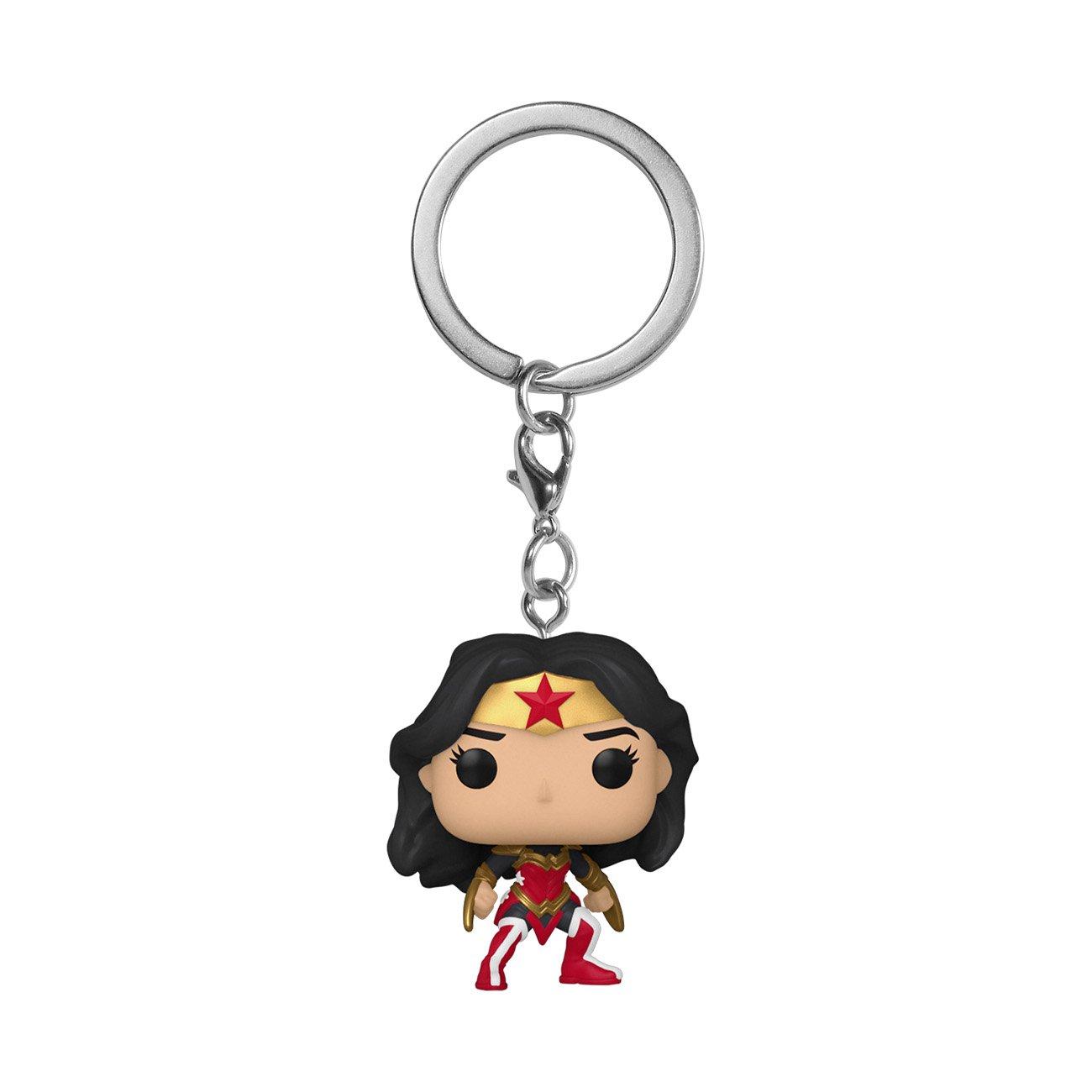list item 1 of 2 Funko Pocket POP! Keychain: Wonder Woman 80th Anniversary Wonder Woman A Twist of Fate Vinyl Keychain