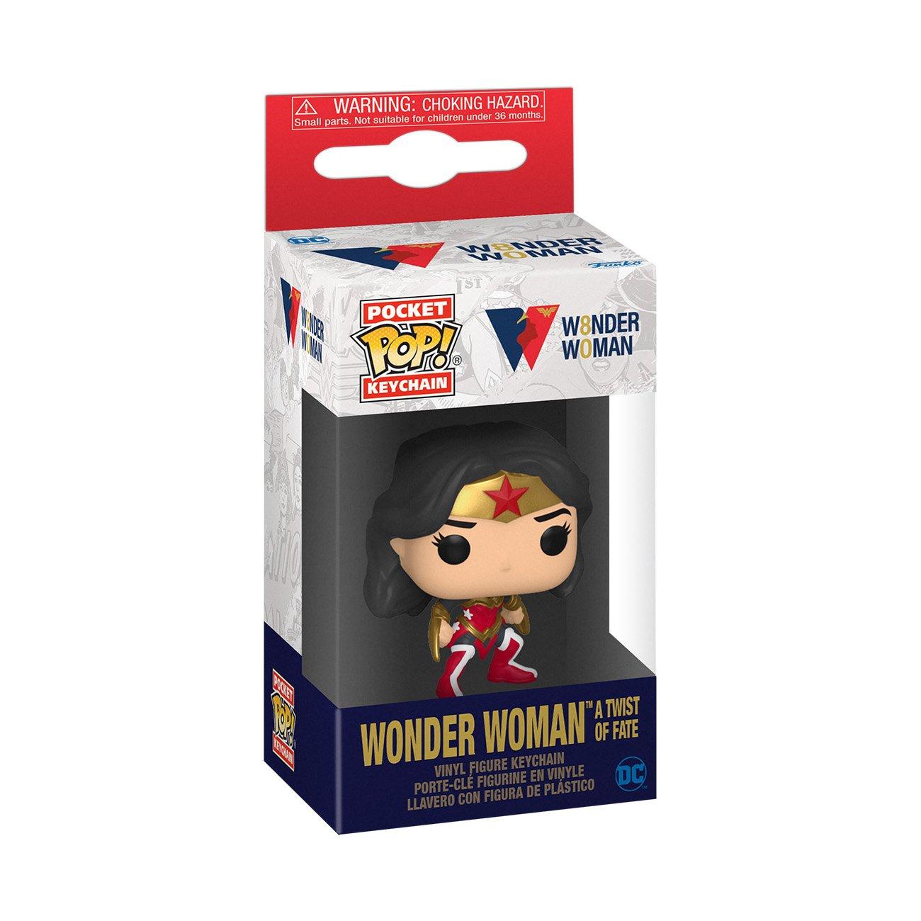 list item 2 of 2 Funko Pocket POP! Keychain: Wonder Woman 80th Anniversary Wonder Woman A Twist of Fate Vinyl Keychain