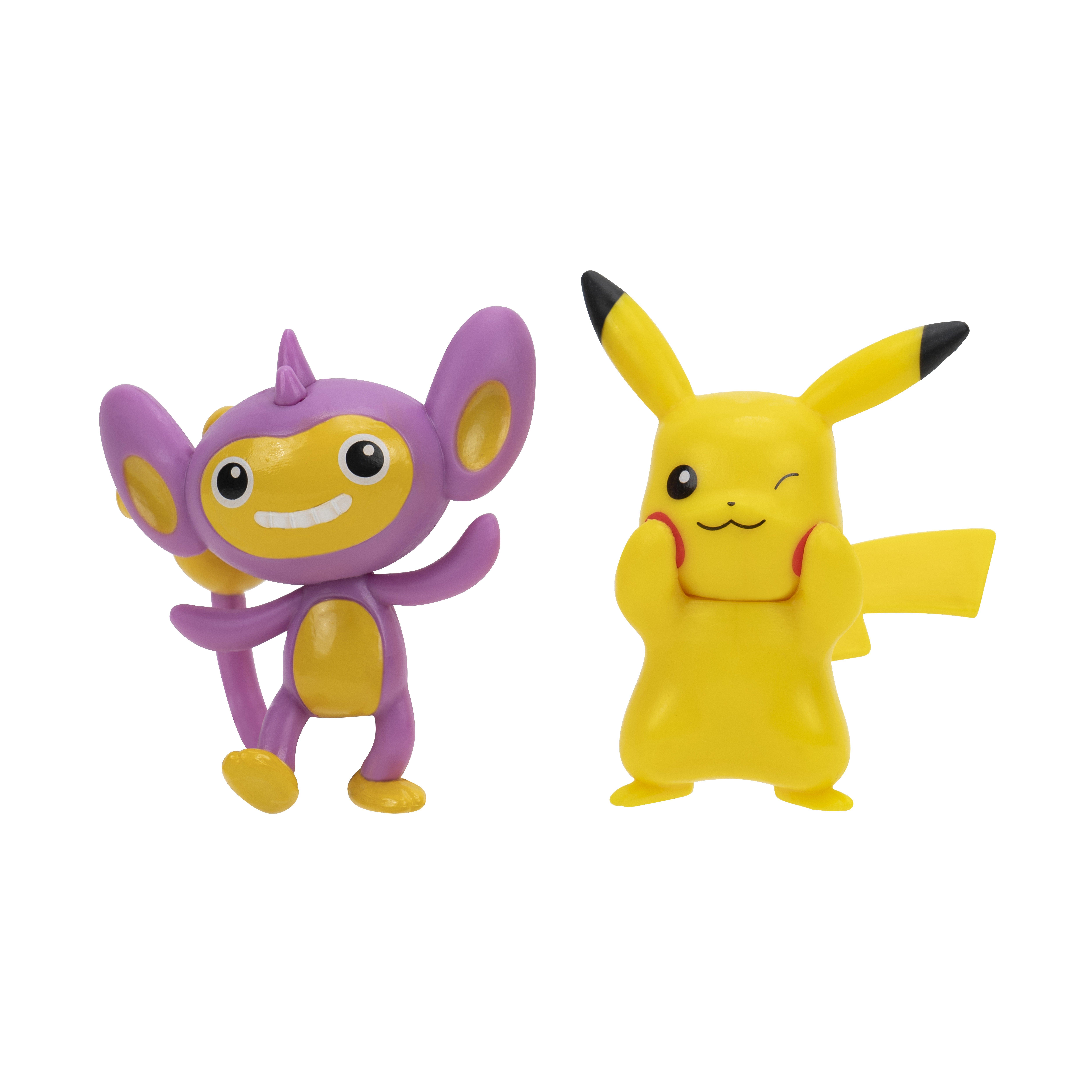 Jazwares Pokemon Battle Action Figure 2-Pack - Pikachu and Aipom | GameStop