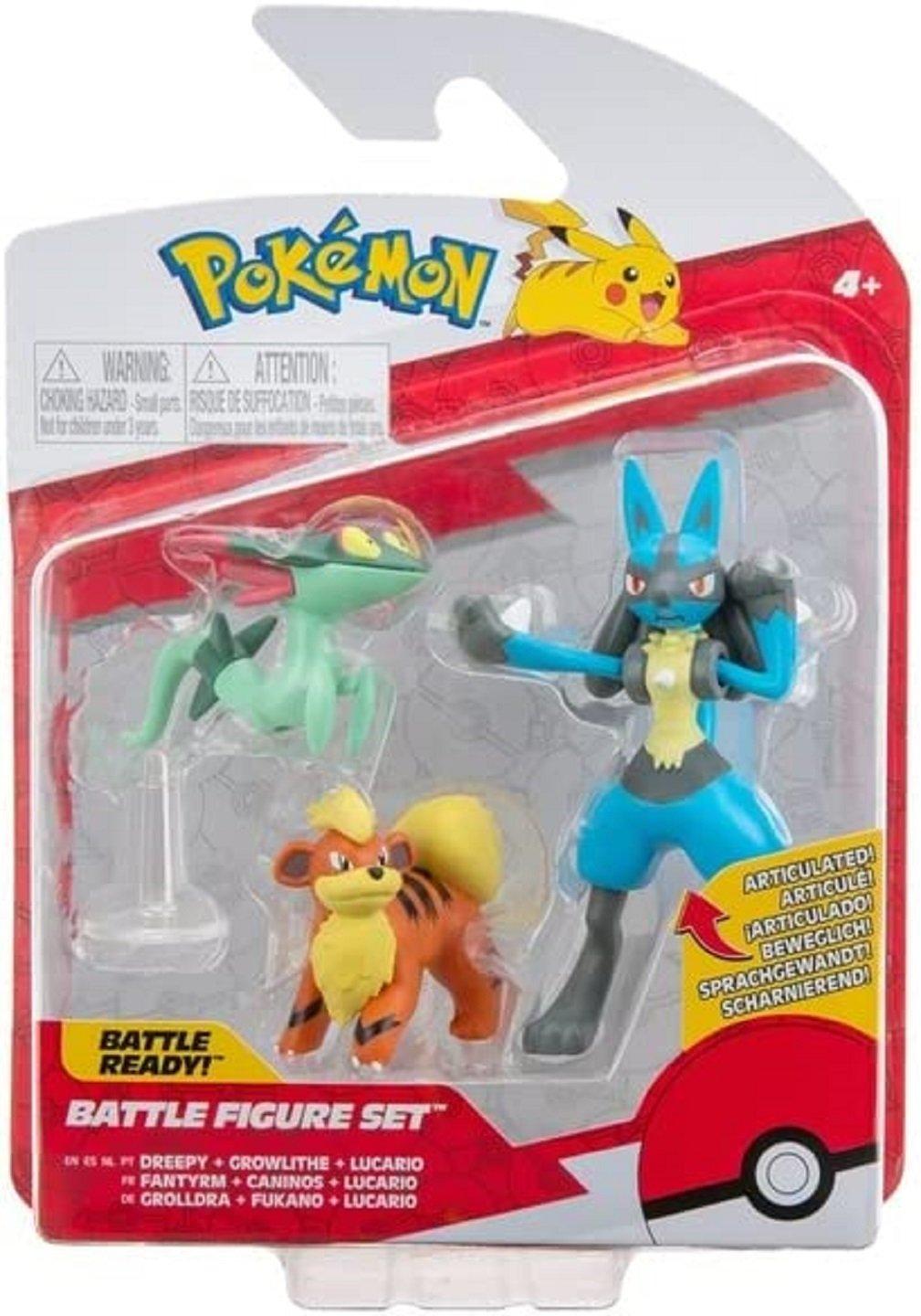  Pokémon Battle Figure 4 Pack - Translucent Figures
