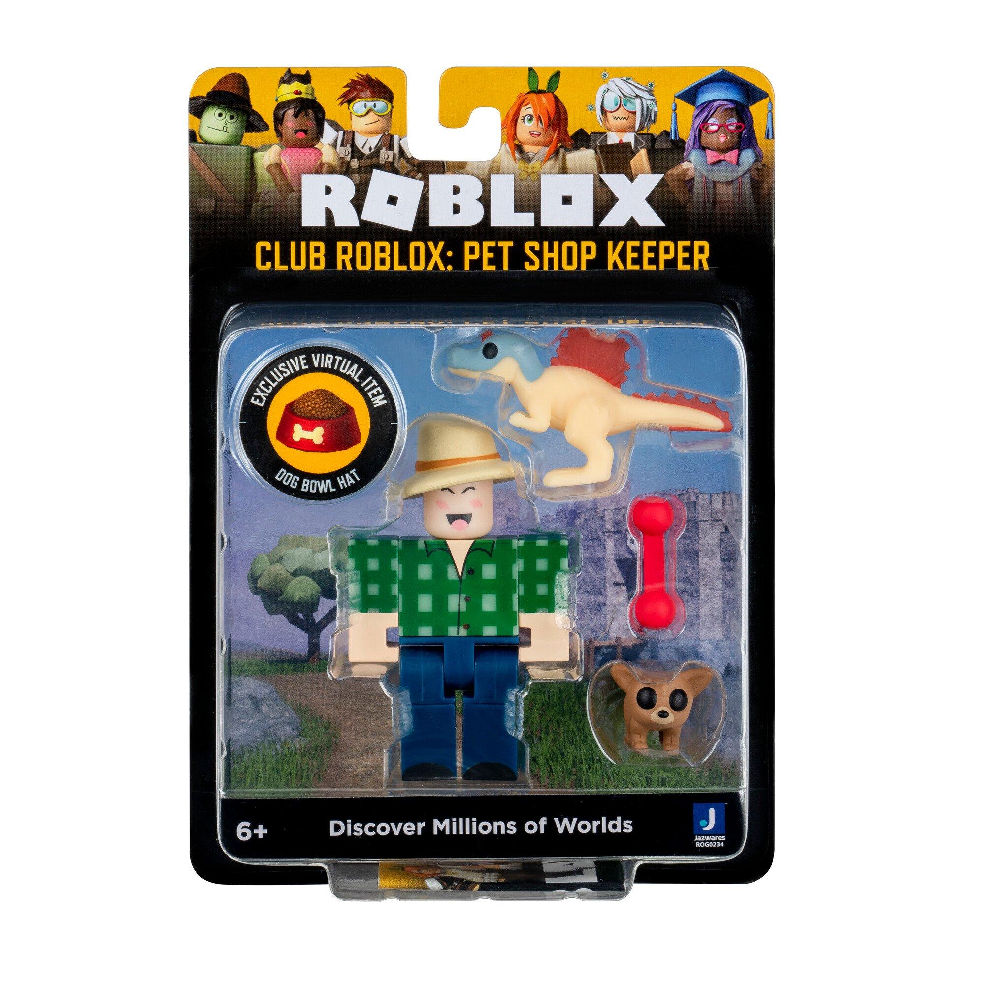 Jazwares Roblox Club Roblox Pet Shop Keeper Action Figure