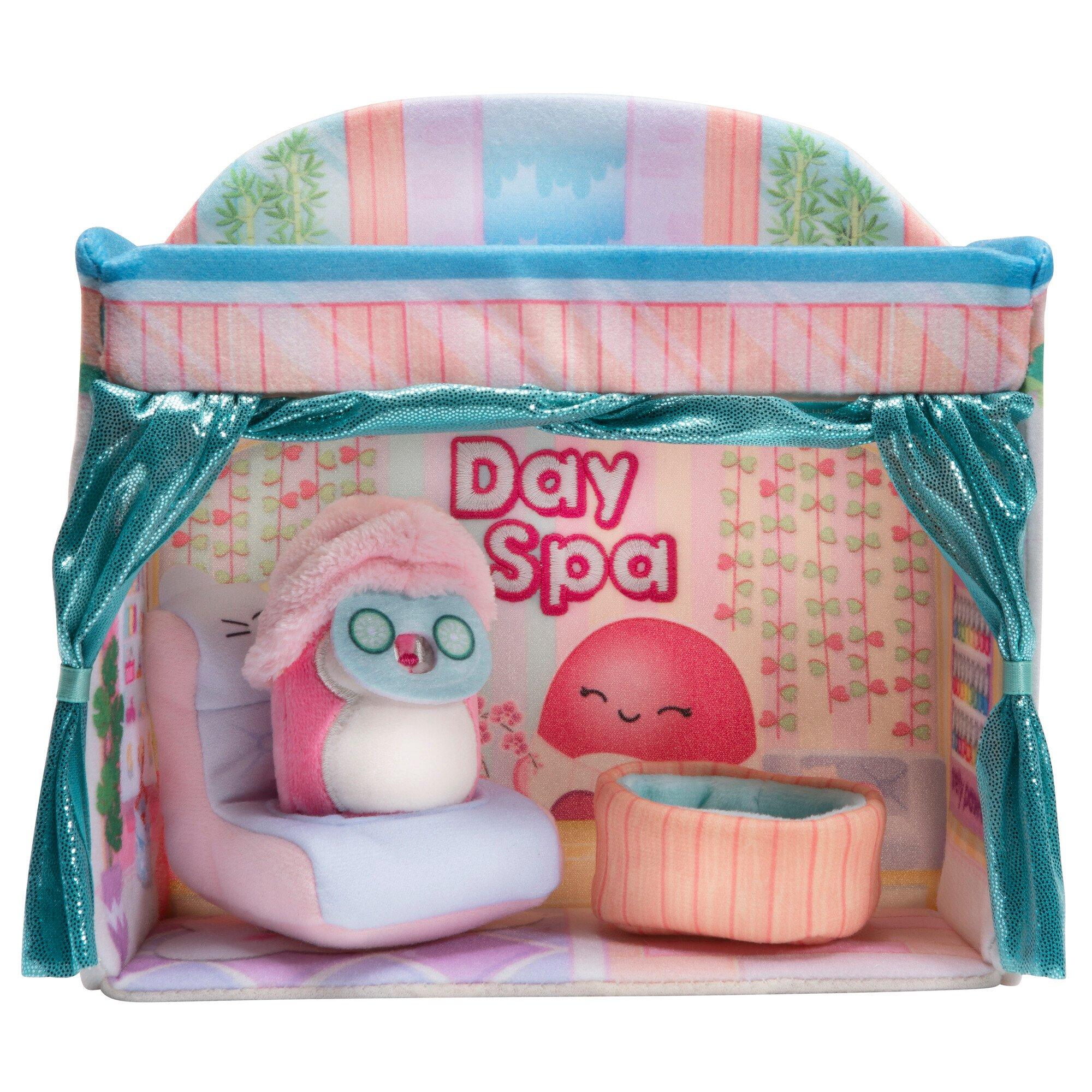 list item 3 of 5 Jazwares Squishmallows Squishville Deluxe Day Spa Playscene Soft Playset
