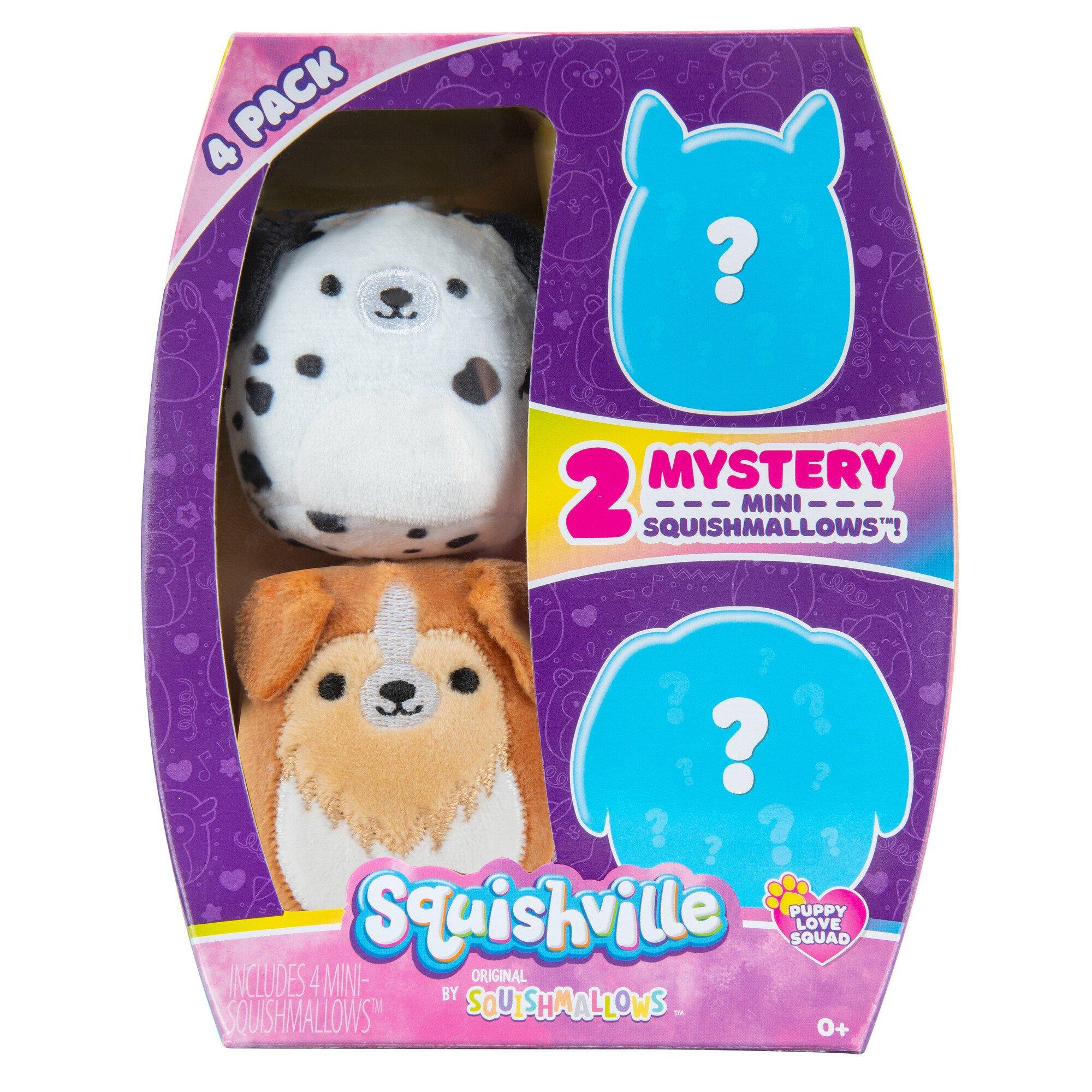 list item 1 of 4 Jazwares Squishmallows Squishville Puppy Love Squad 2-in Plush 4-Pack