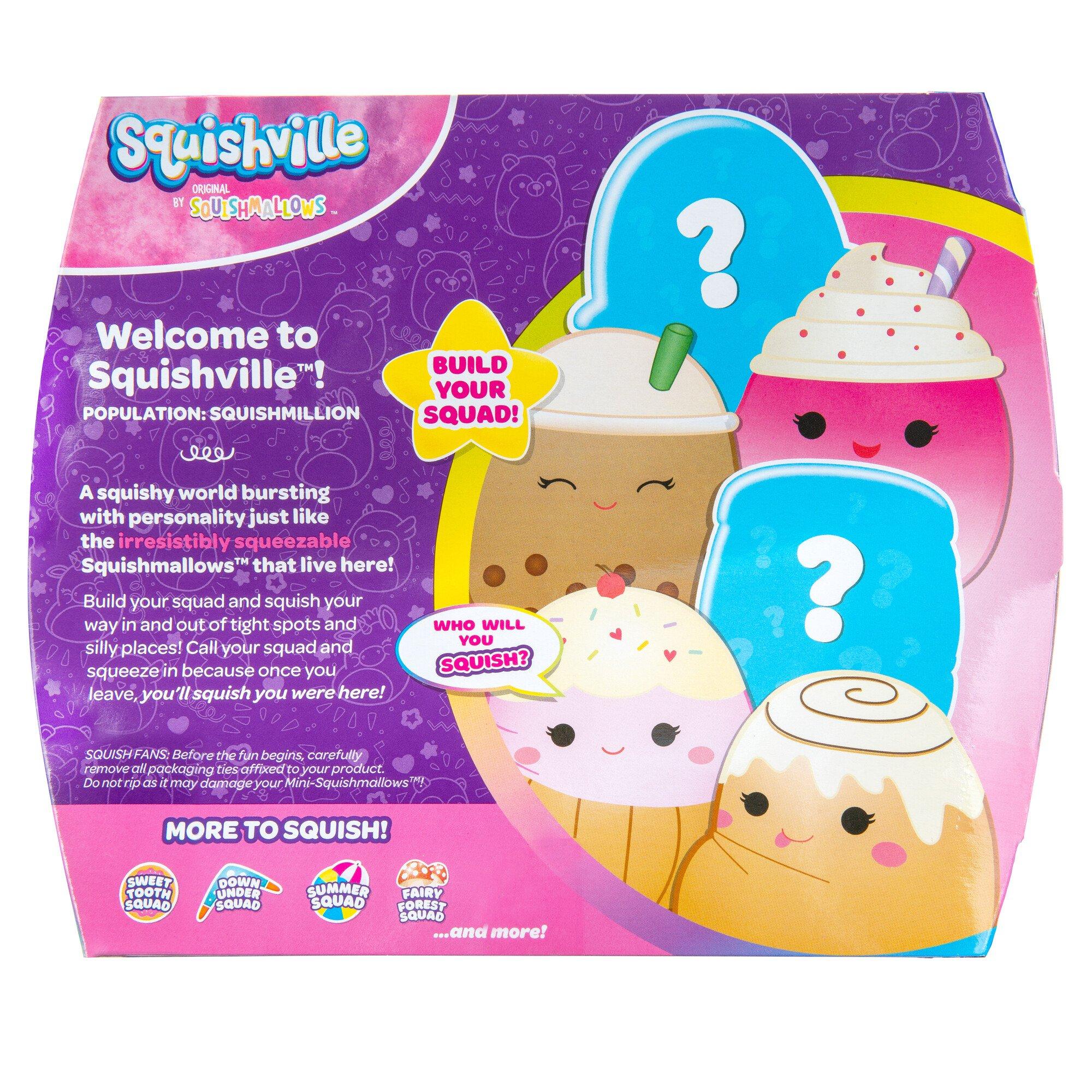 Jazwares Squishmallows Squishville Sweet Tooth Squad Mini-Squishmallows Plush 6 Pack