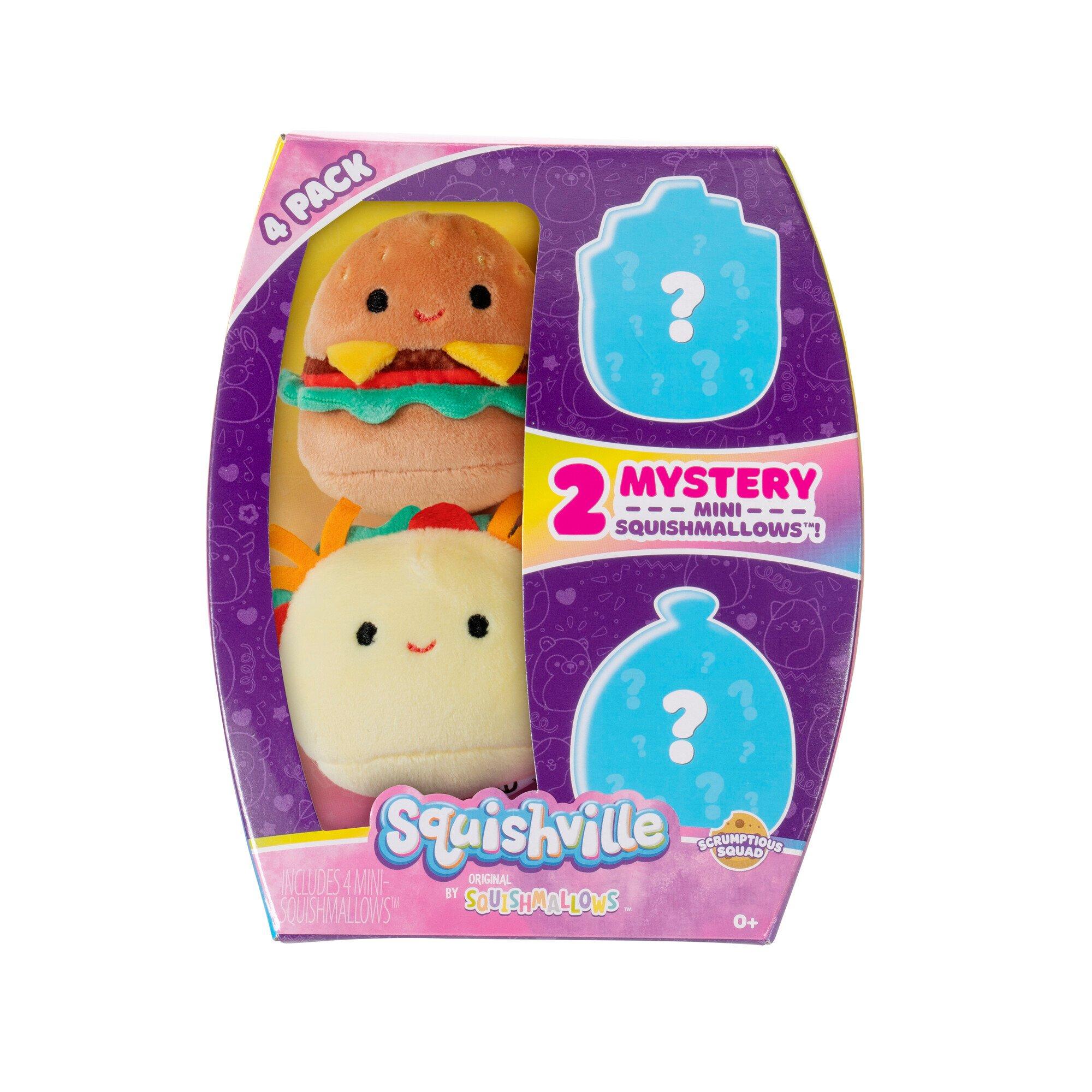 list item 4 of 4 Jazwares Squishmallows Squishville Scrumptious Squad 2-in Plush 4-Pack