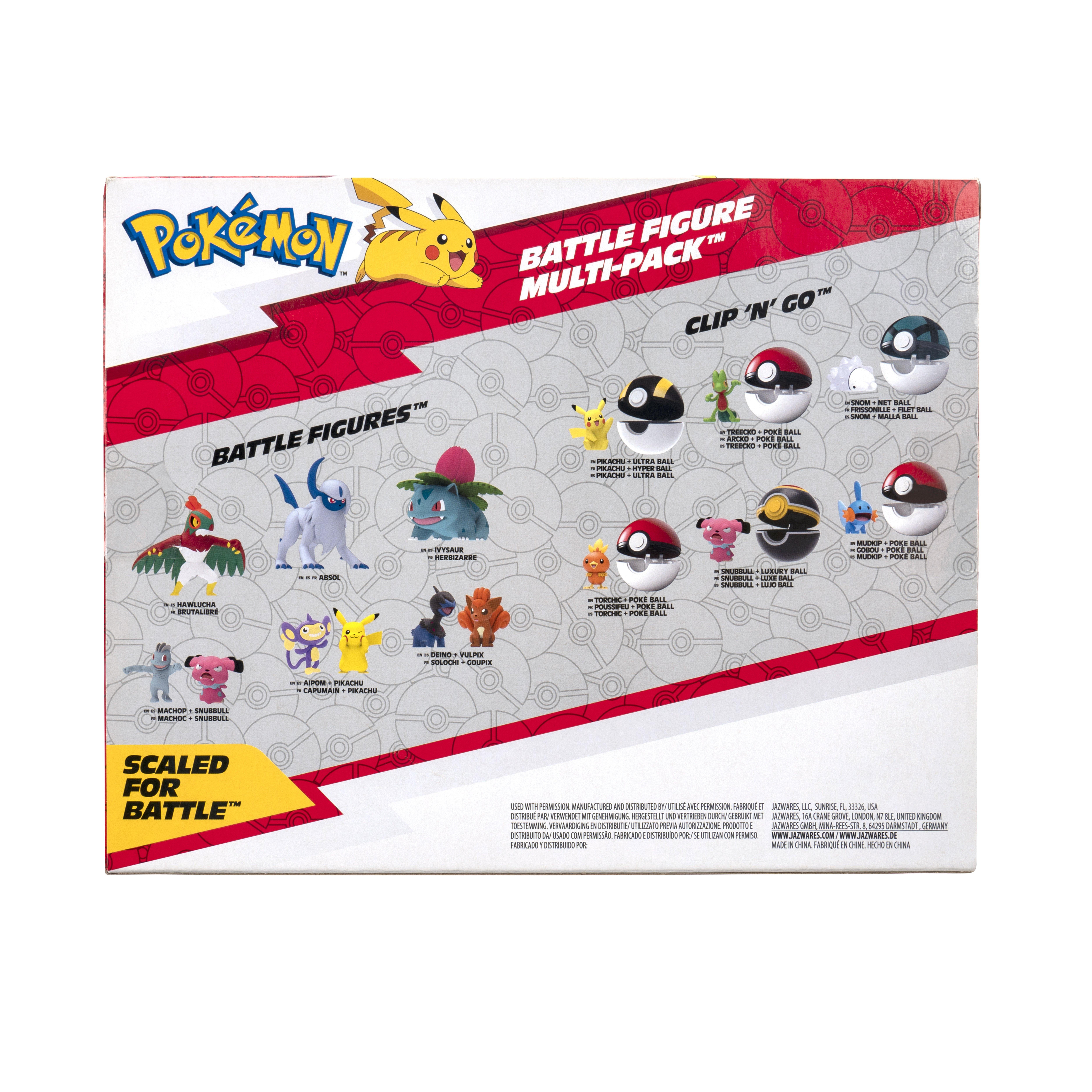 Pokemon Battle Ready 2-in Figure 6-pack 