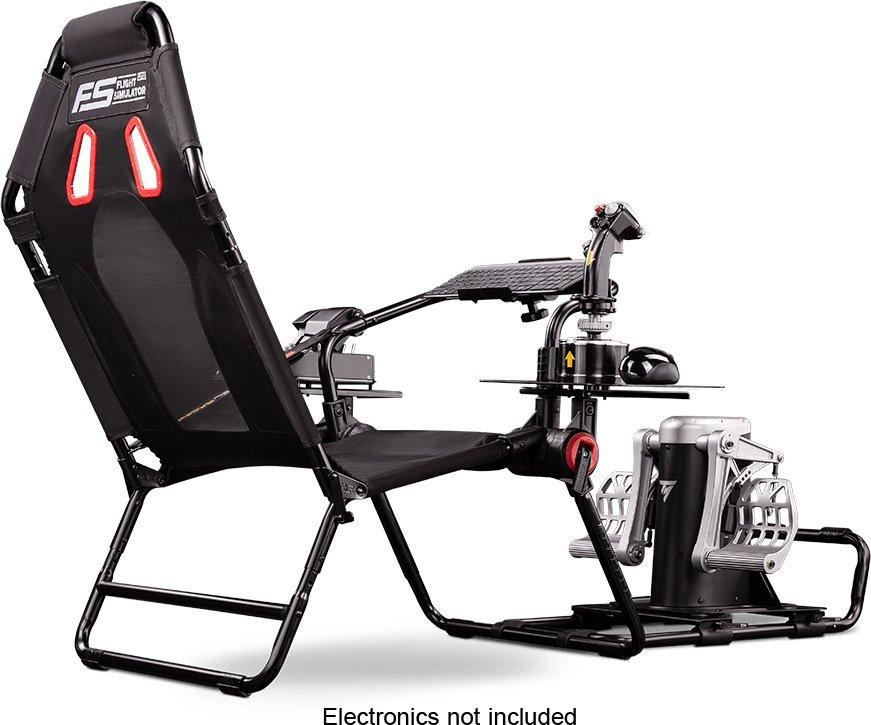Next Level Racing Flight Simulator Lite Foldable Flight Cockpit Black