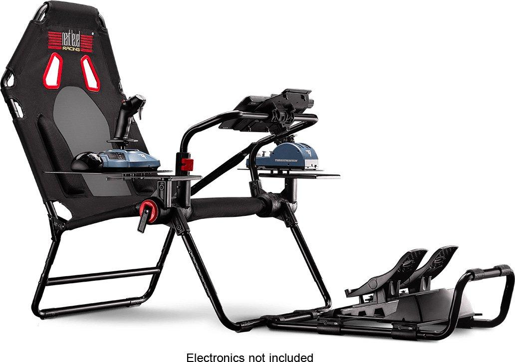 Next Level Racing Flight Simulator Lite Foldable Flight Cockpit Black