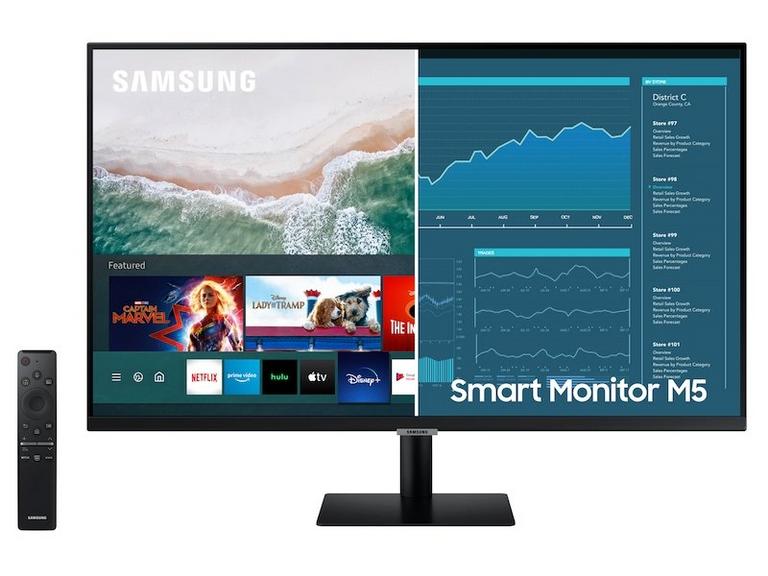 Samsung M5 32-in FHD (1920x1080) 60Hz 8ms Smart Monitor with Streaming TV LS32AM500NNXZA