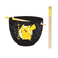 list item 1 of 1 Pokemon Pikachu Thunderbolt Ramen Bowl with Chopsticks