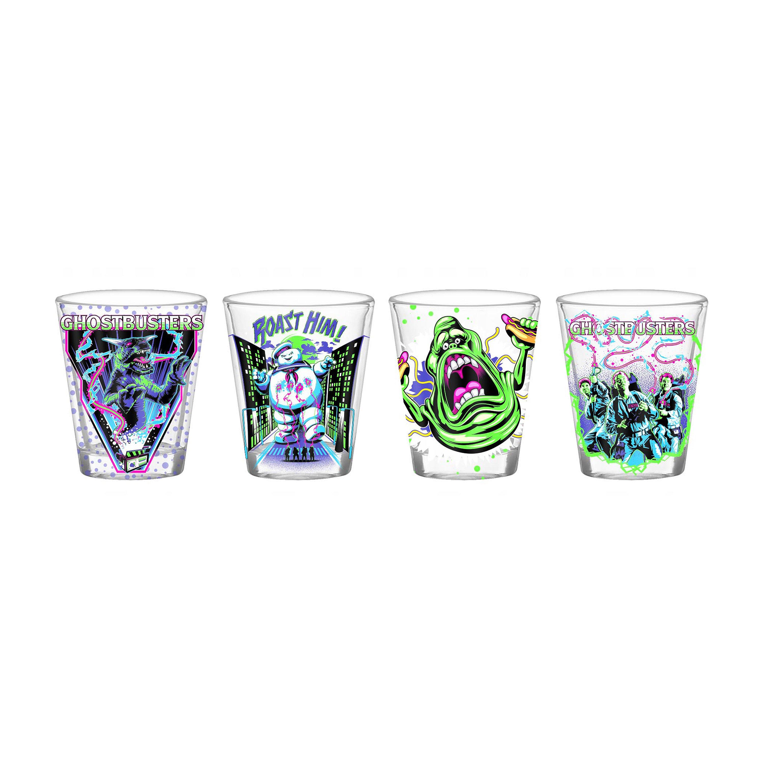 list item 1 of 2 Ghostbusters Neon Shot Glass Set