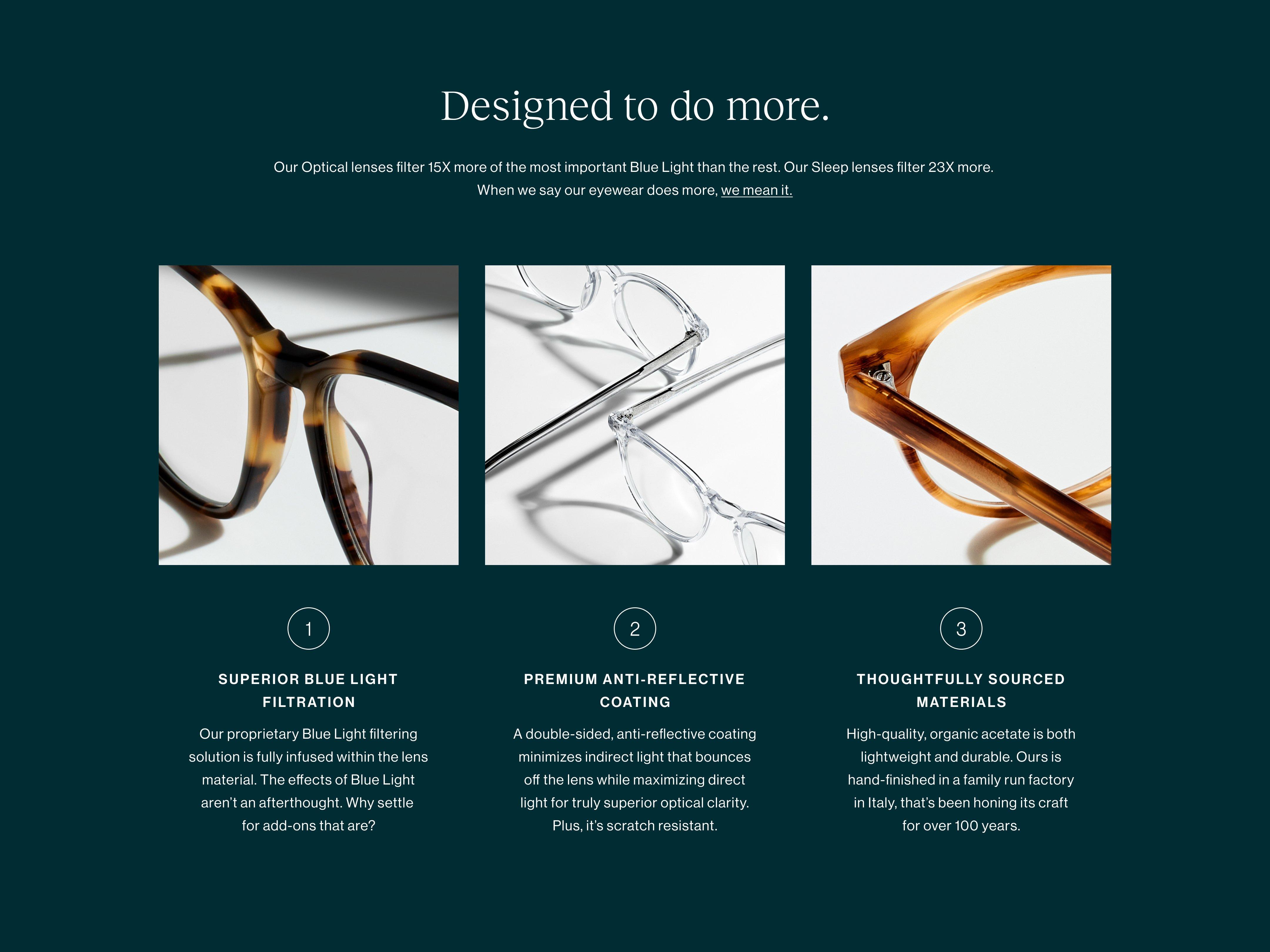Felix Gray Volta Wide Frame Blue Light Glasses