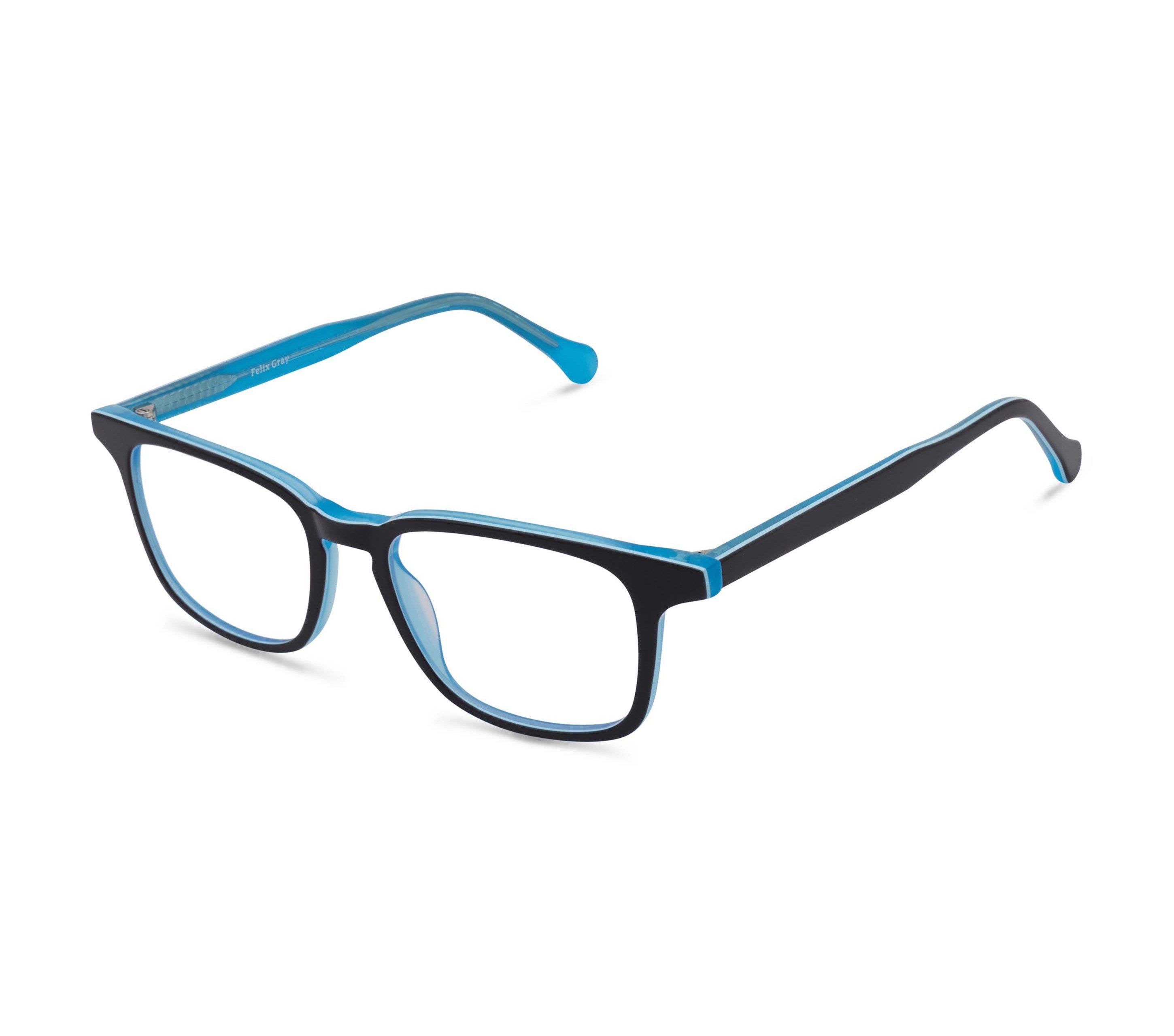 Felix Gray Nash Small Frame Blue Light Glasses Size Large for Kids Ages 9-13