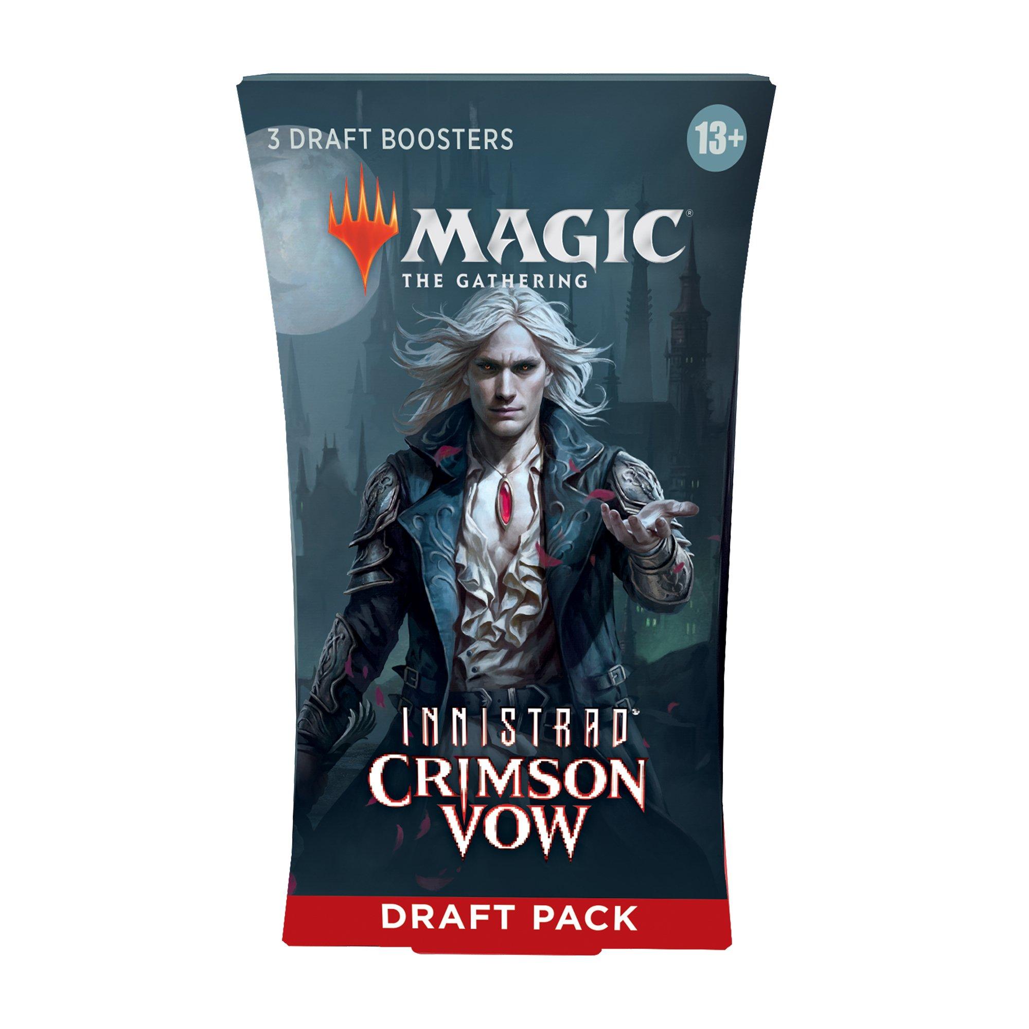 Dracula Series Foil Box Topper Magic: The Gathering Innistrad: Crimson Vow  Draft Booster Box - 36 Packs + Dracula Box Topper (541 Cards Total) MTG  Booster Box