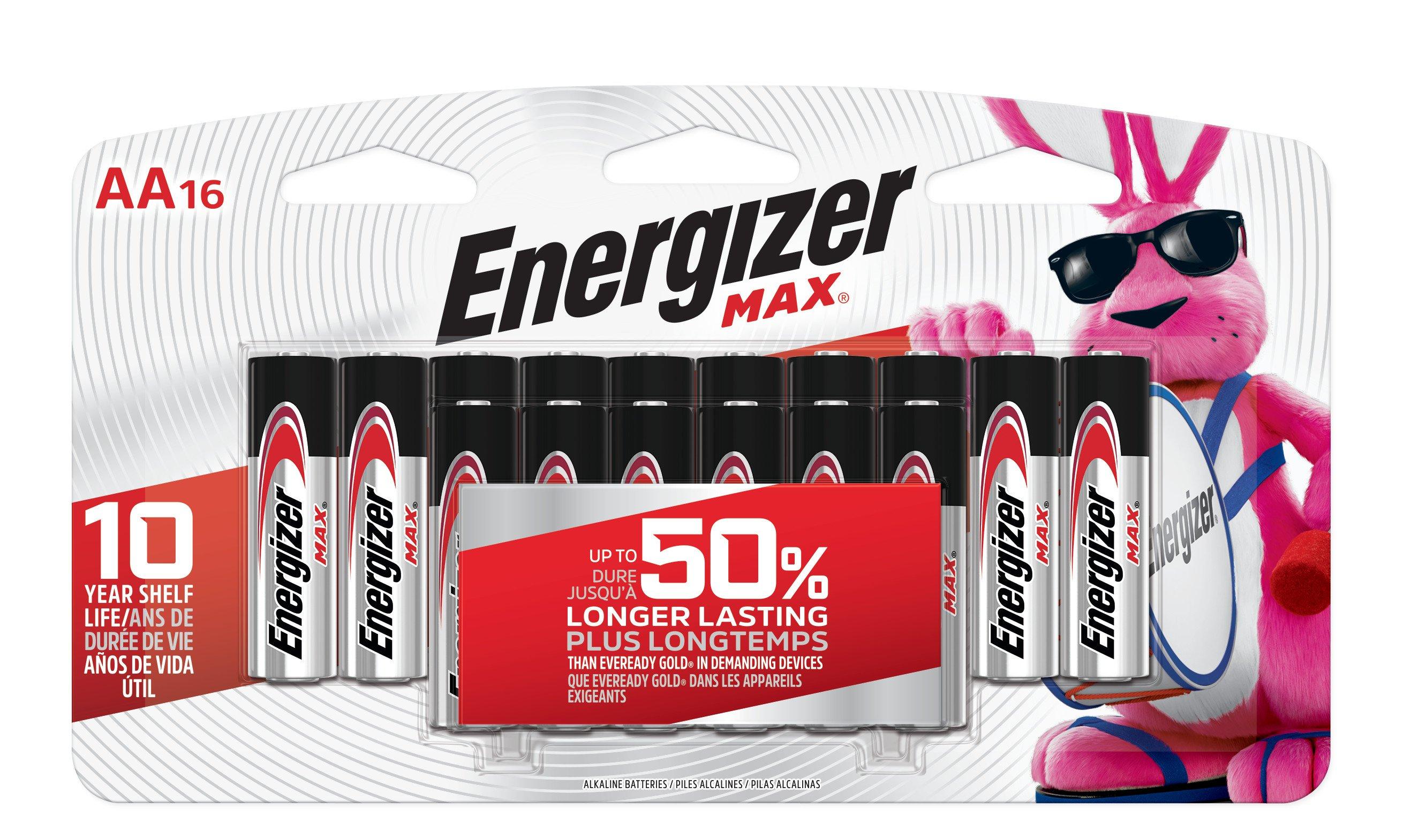 Piles alcaline ENERGIZER MAX PLUS