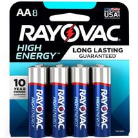 list item 1 of 1 Rayovac High Energy Alkaline Batteries 8 Pack - AA