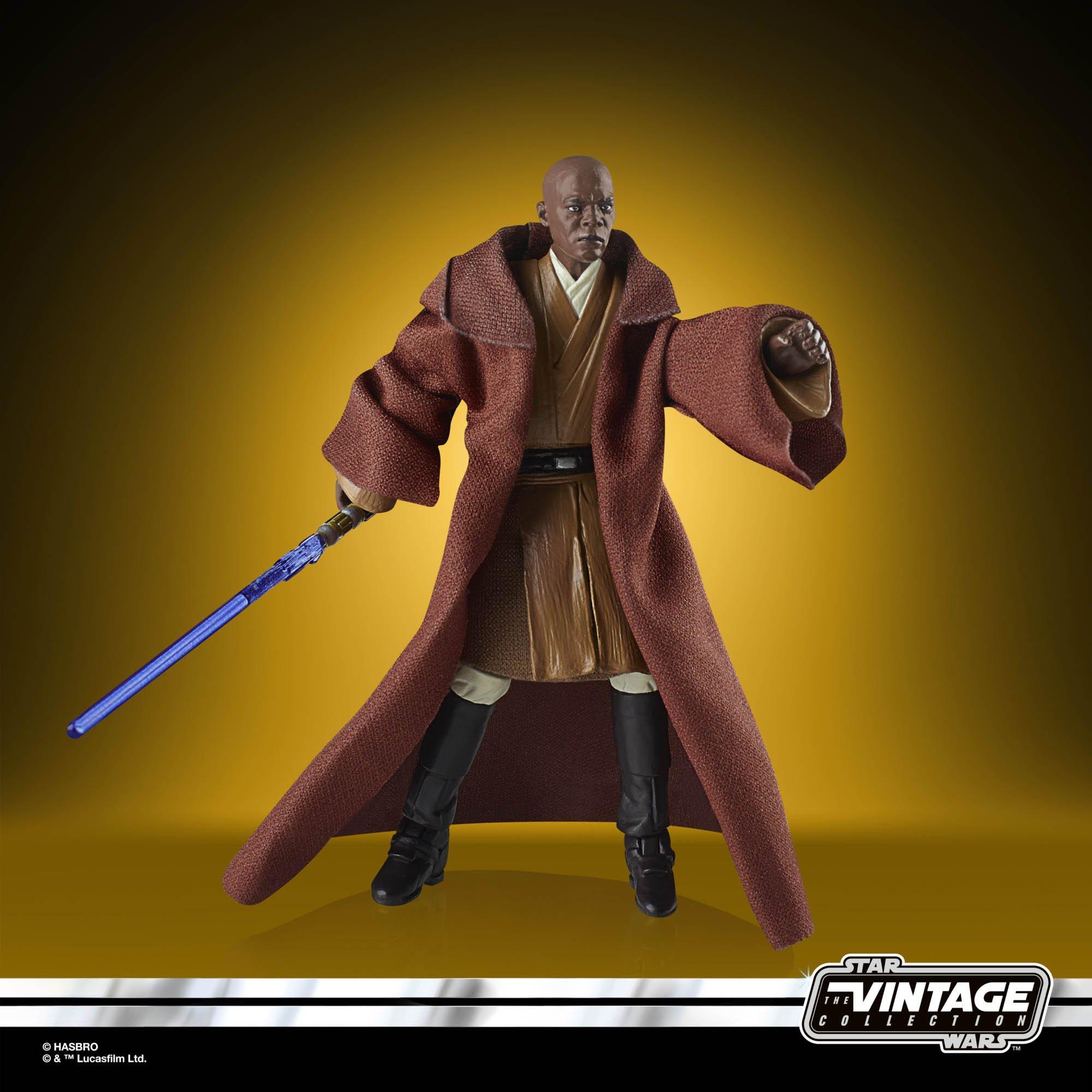 Hasbro Star Wars The Vintage Collection Star Wars: Attack of the Clones Mace Windu 3.75-in Action Figure
