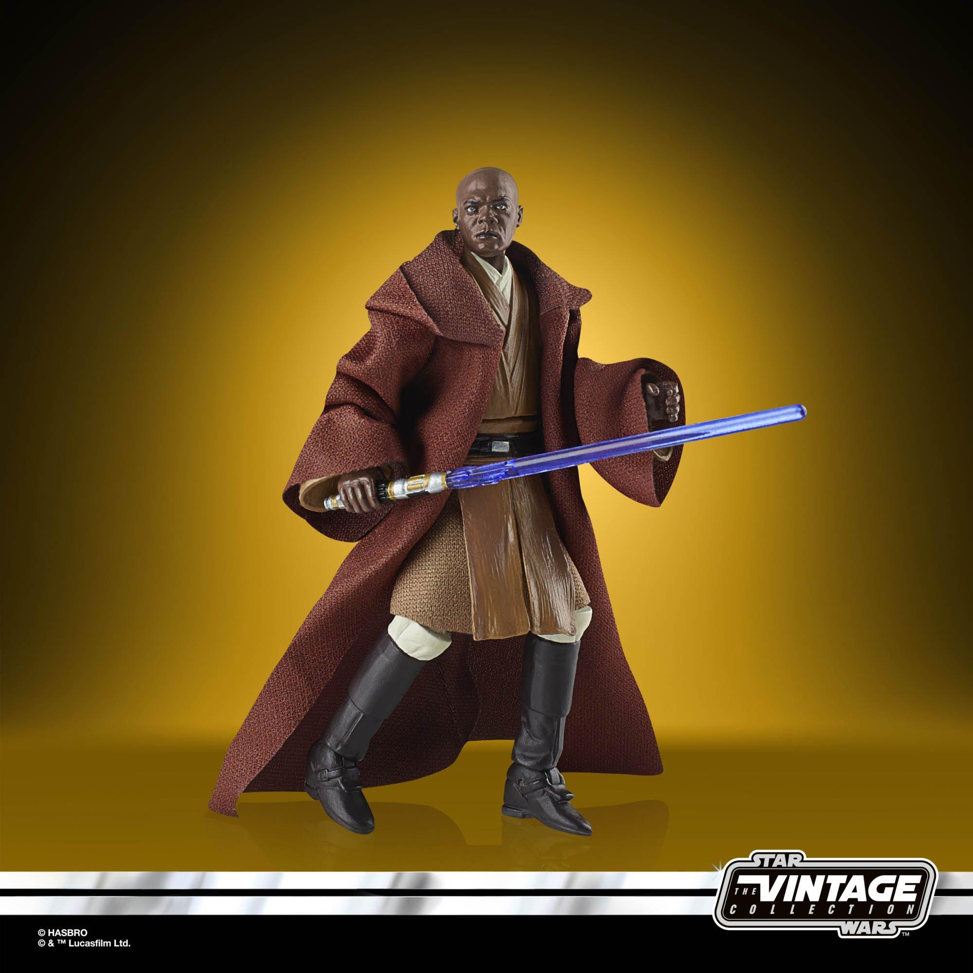 Hasbro Star Wars The Vintage Collection Star Wars: Attack of the Clones Mace Windu 3.75-in Action Figure