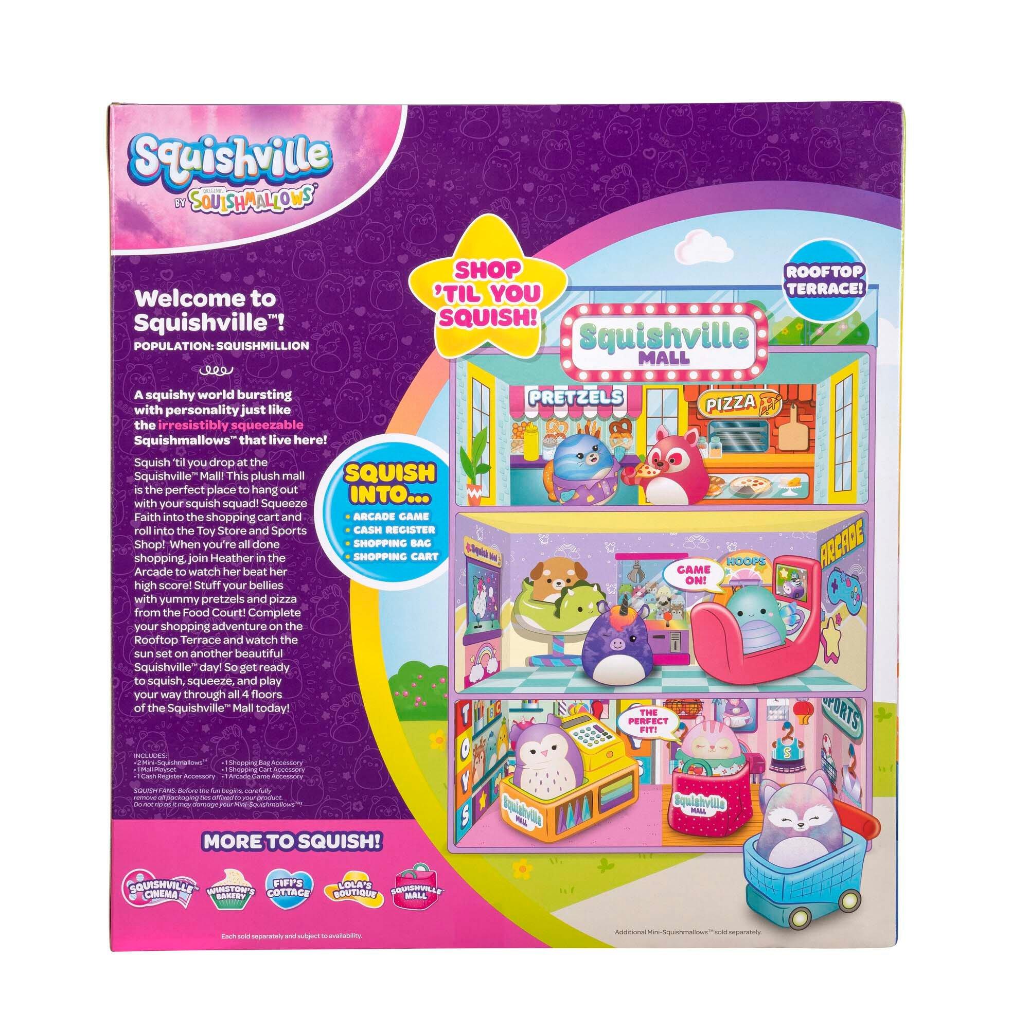 Squishmallows Squishville Mall Soft Playset