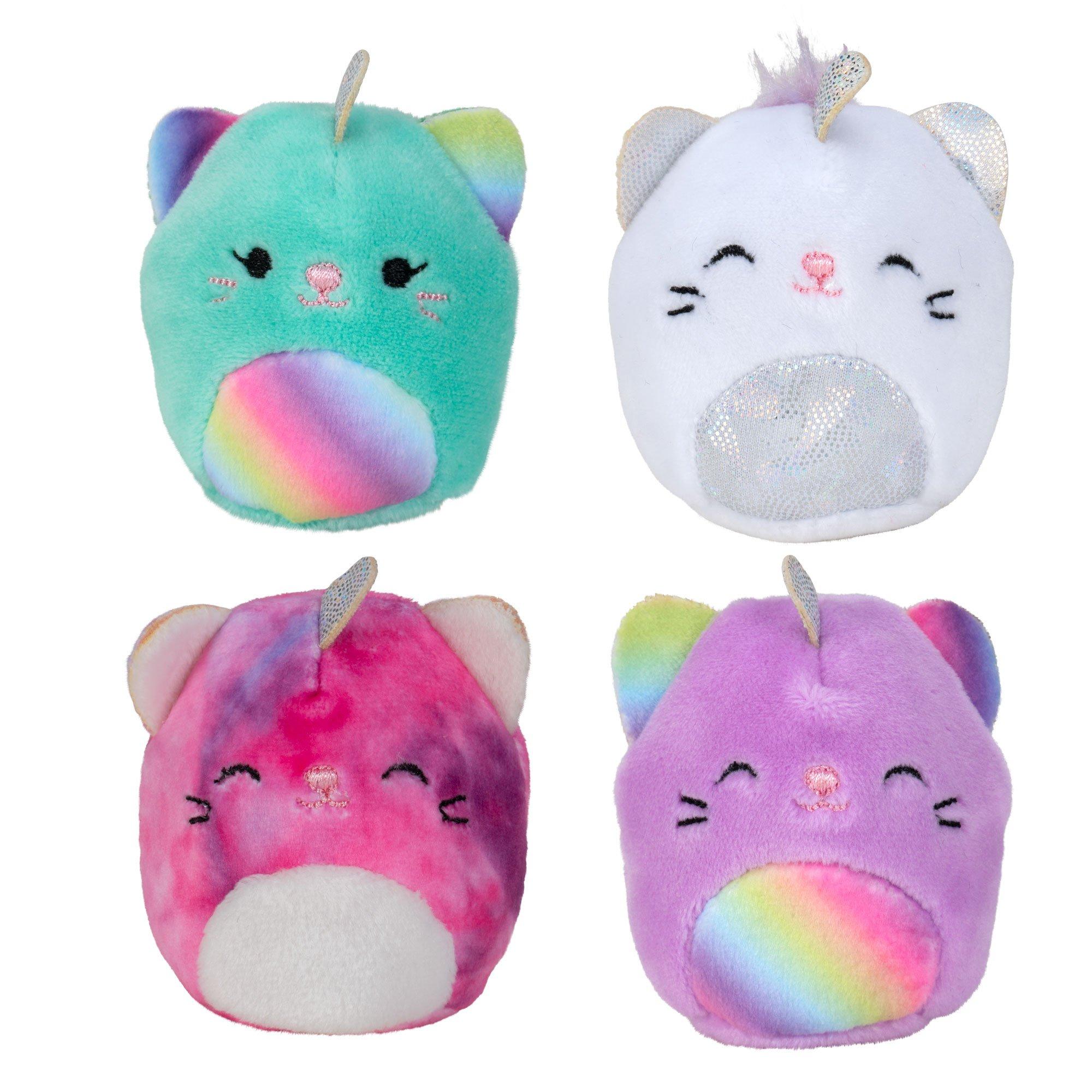 Squishmallows Squishville Mini Caticorn Squad 4 Pack Plushes
