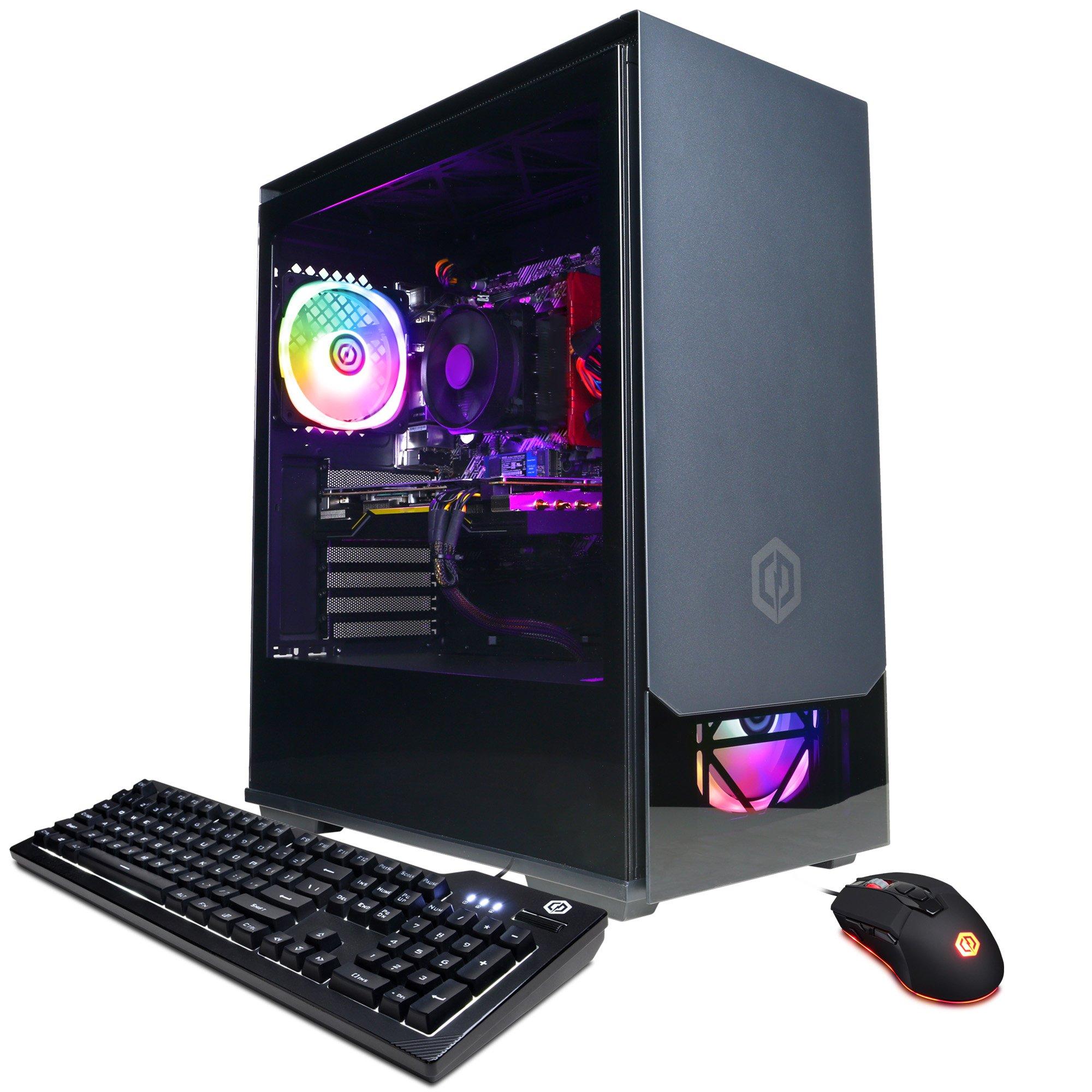 CyberPowerPC Gamer Xtreme Intel i5-11400F NVIDIA GeForce RTX 3060 8GB RAM 500GB SSD Gaming PC GXi11240CPGV5