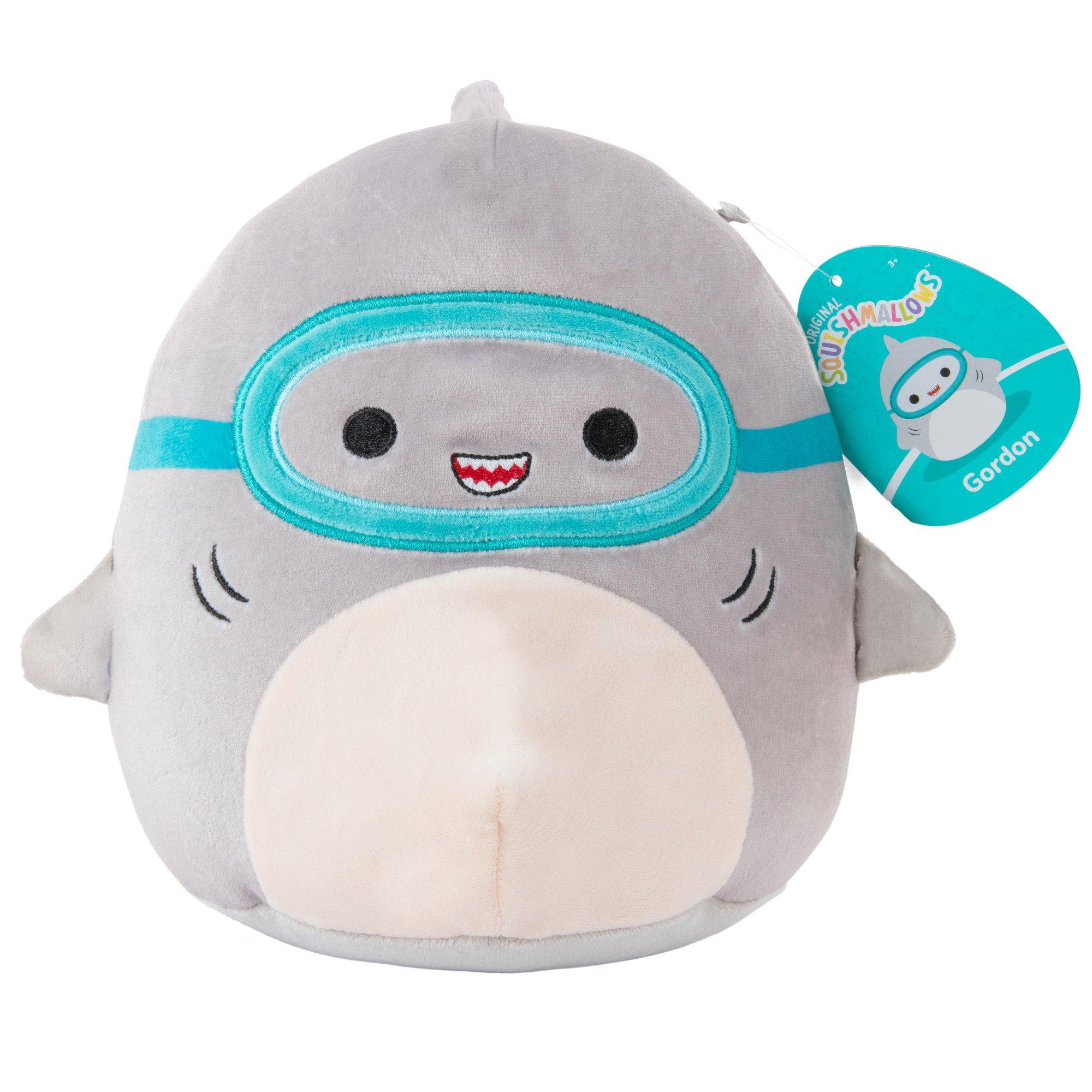 Squishmallows Grey Shark with Teal Goggles 8-In Plush