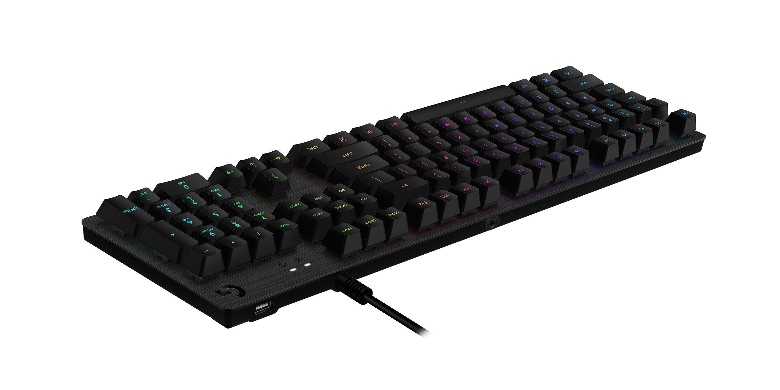 Logitech G512 Carbon Lightsync RGB GX Red Switches Wired Mechanical Gaming Keyboard