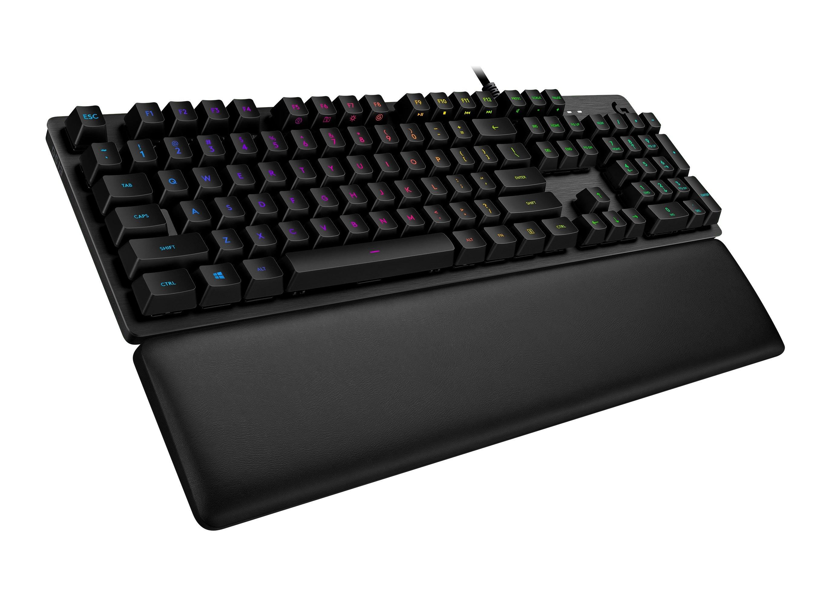 Logitech G513 Carbon Lightsync Wired Mechanical Gaming Keyboard - RGB GX Brown Switches
