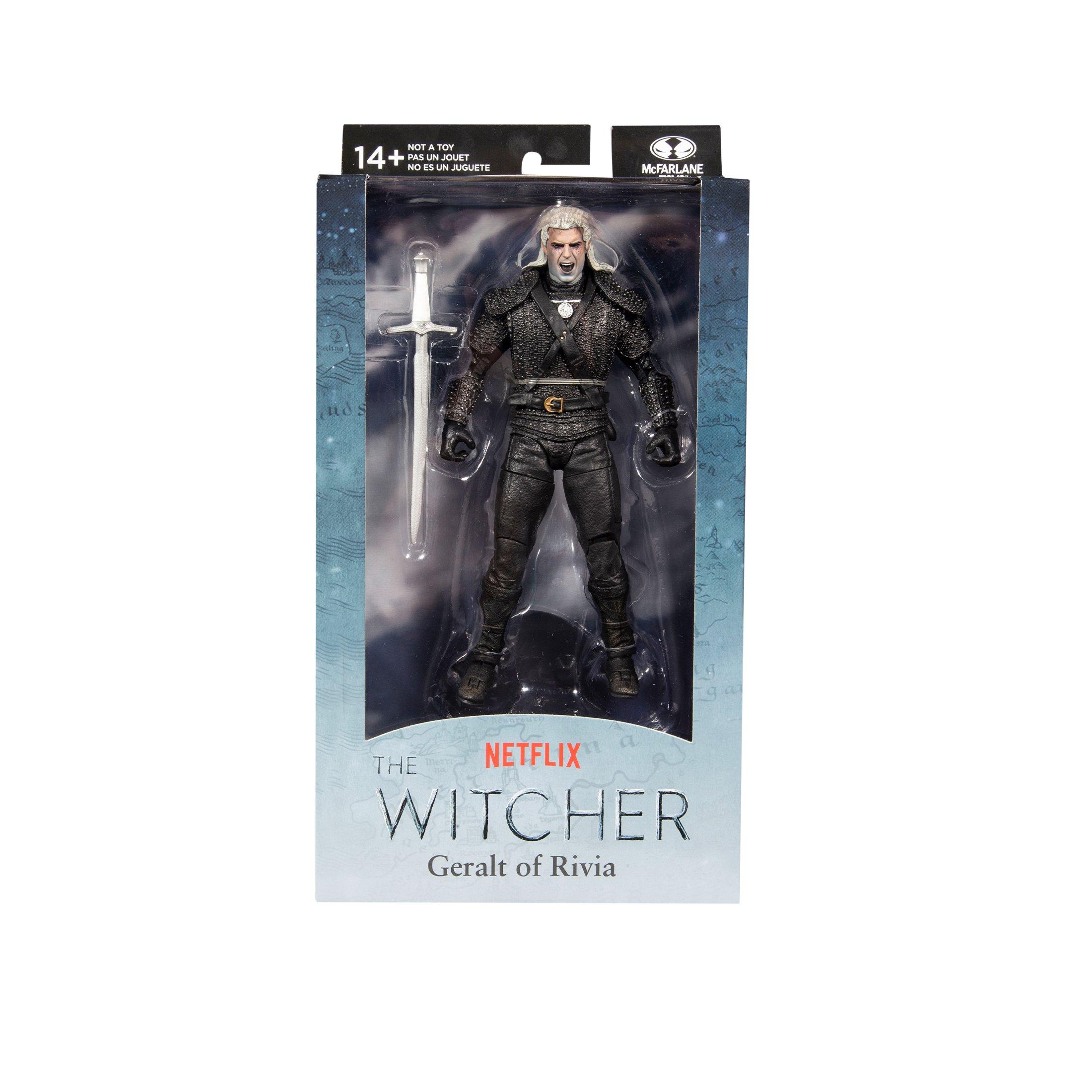 McFarlane Toys The Witcher (Netflix) Geralt of Rivia Witcher Mode 7-In  Action Figure