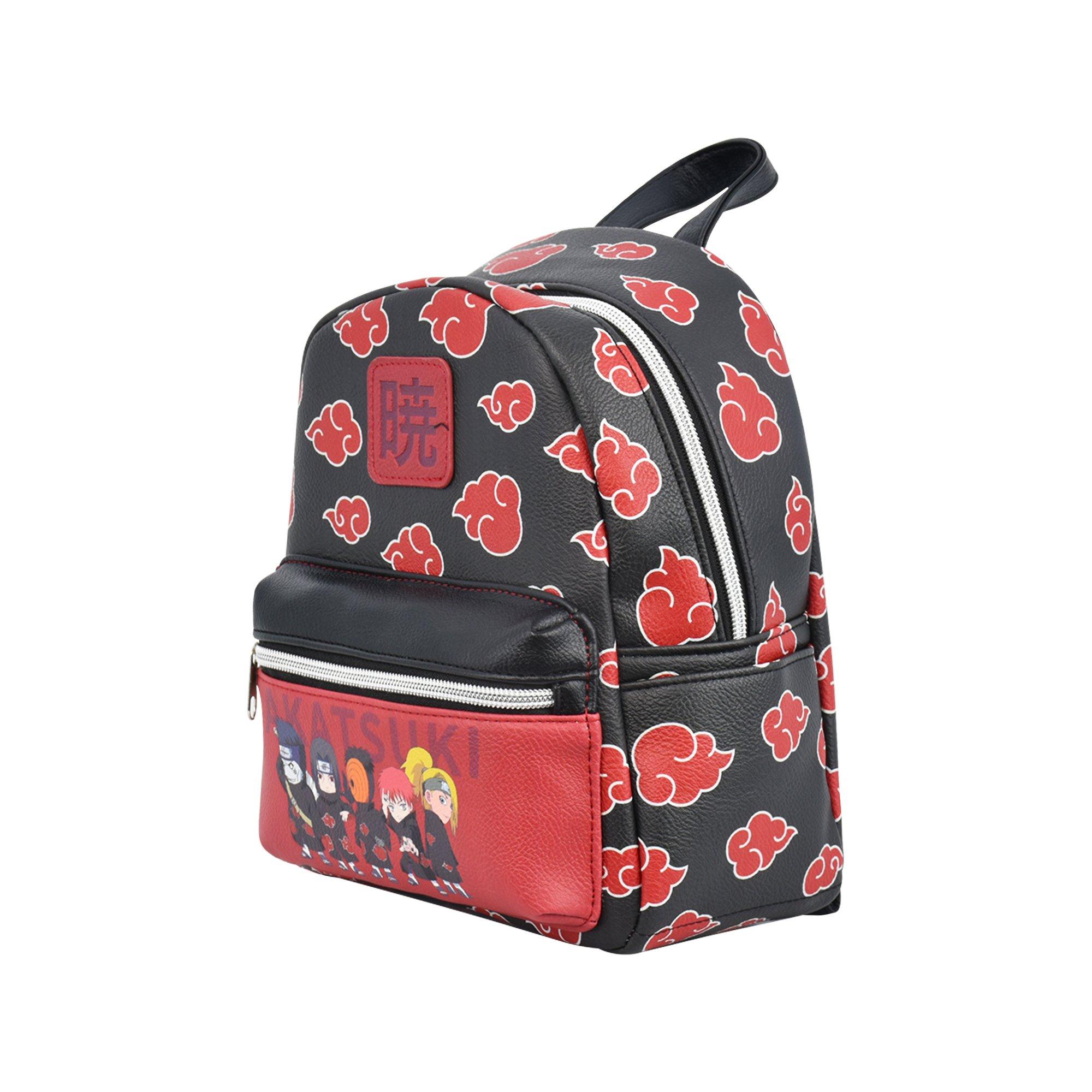 Naruto Red Clouds Akatsuki Mini Backpack, Concept One