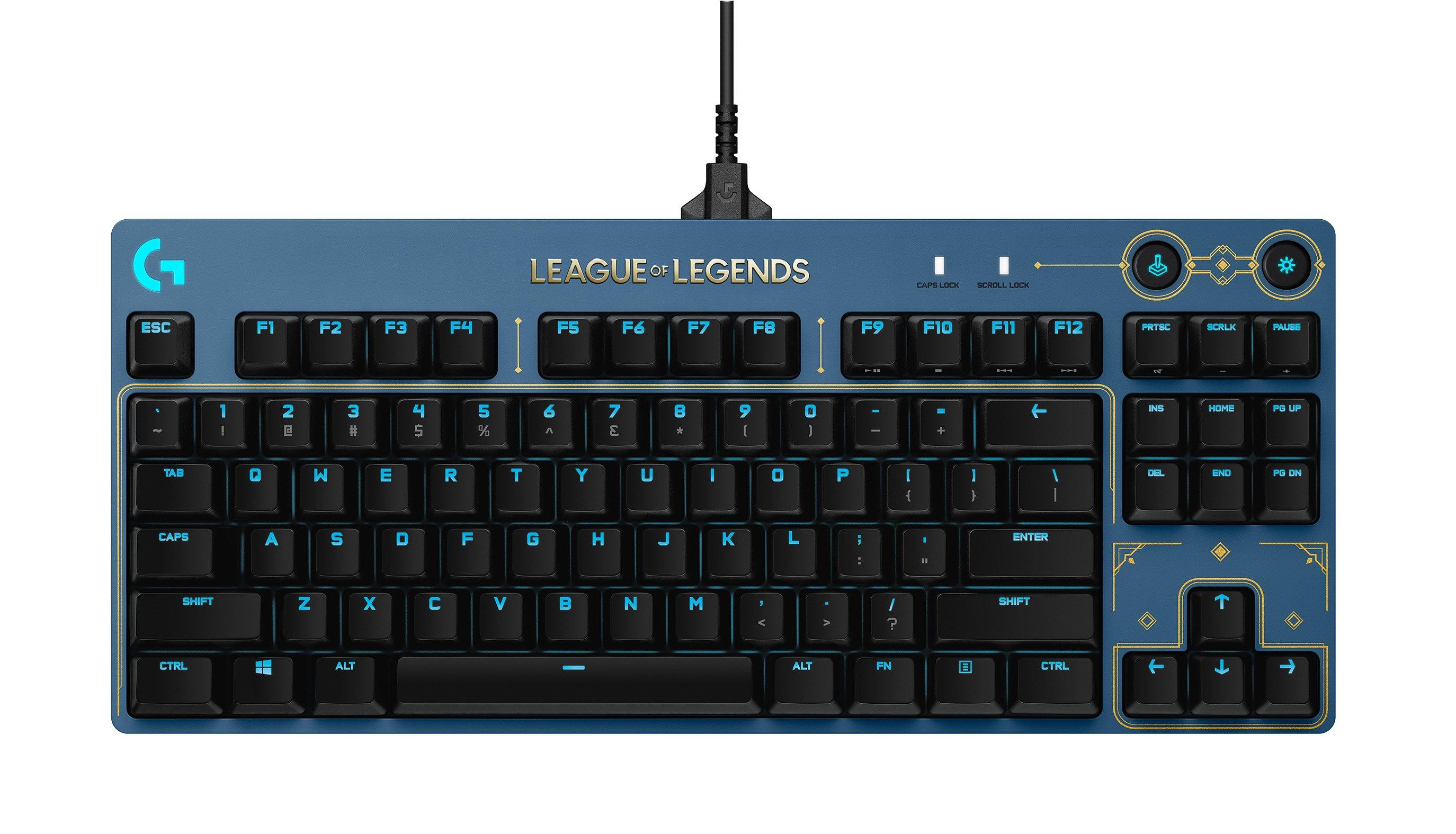 list item 1 of 3 Logitech G PRO League of Legends Wired Mechanical Keyboard