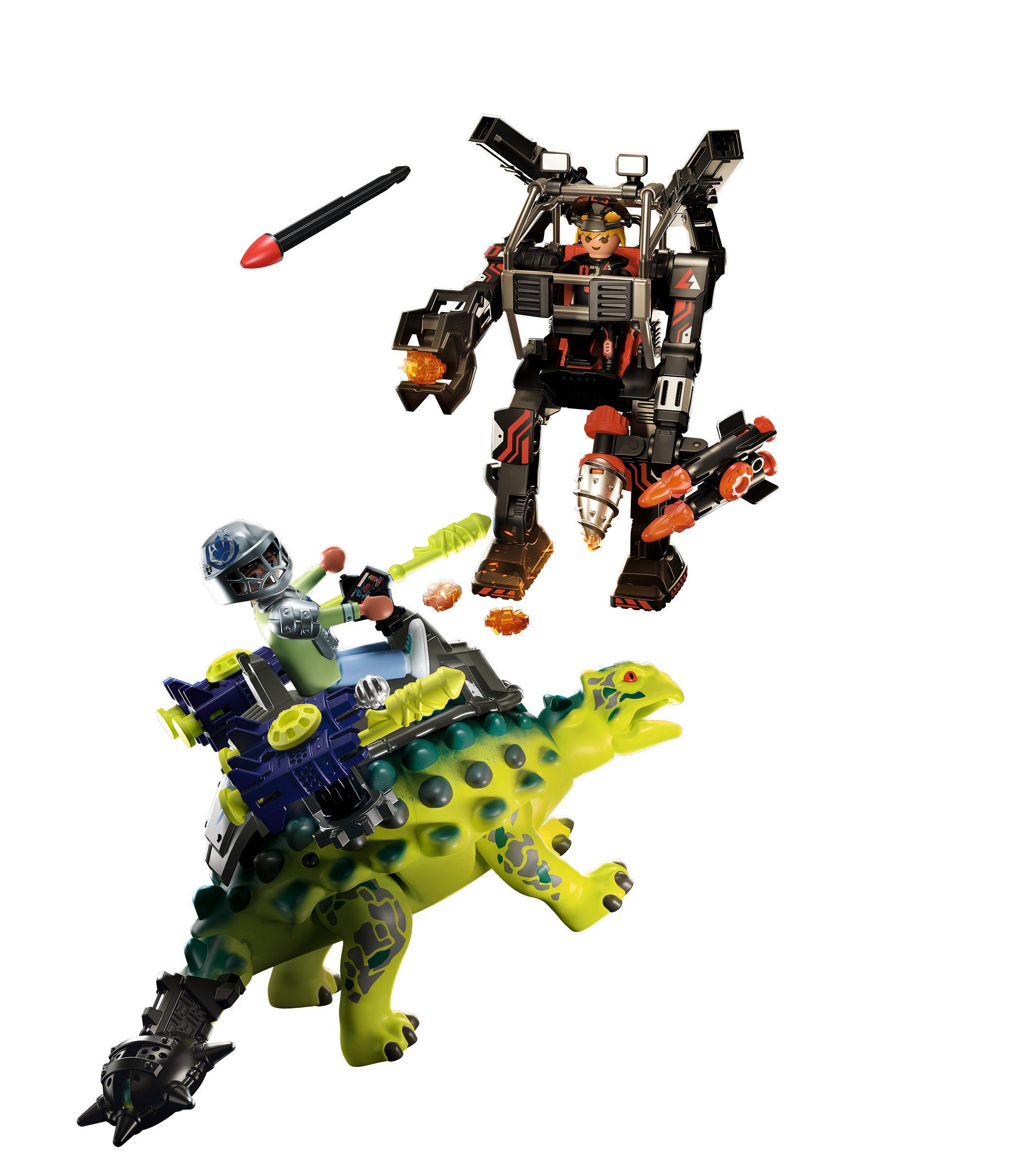 Playmobil Dino Rise Saichania Invasion of the Robot 73 Piece Playset |