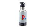 Paladone Playstation Heritage Metal Water Bottle with Straw