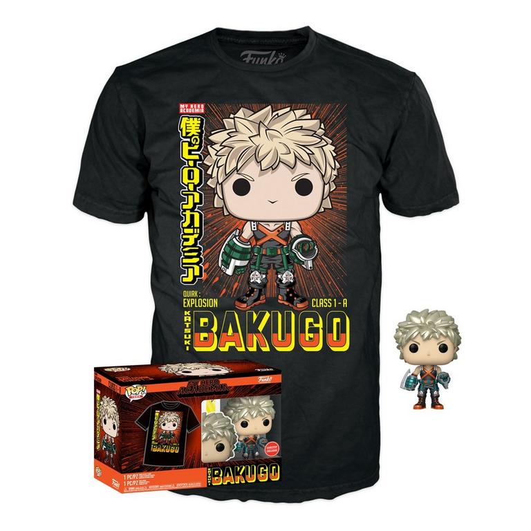 ヒロアカ 爆豪 勝己 限定版 POP! + シャツ FUNKO Sサイズ Funko My Hero Academia POP! Katsuki Bakugo and T-Shirt